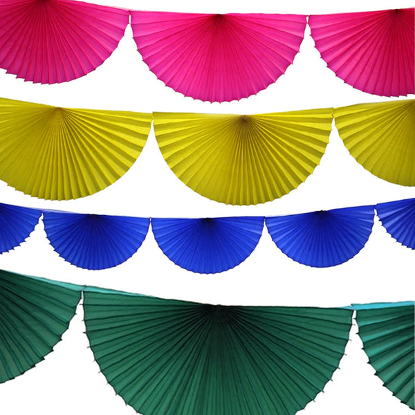 Bunting Tissue Paper Garland - Various Colours