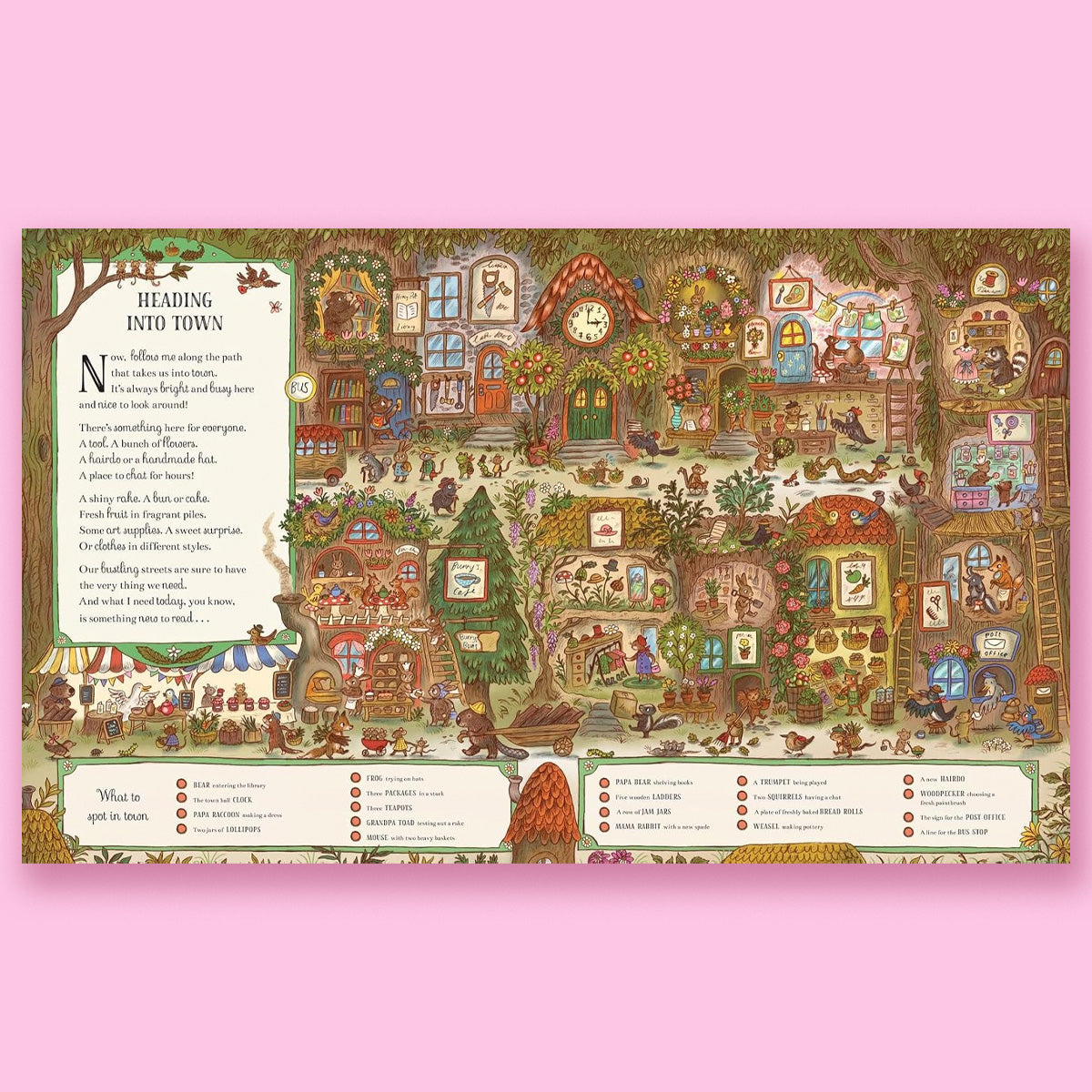 It&#39;s Busy Down in the Woods Today: Friends to Meet, Places to Explore, and Over 100 Things to Find by Rachel Piercey and Freya Hartas