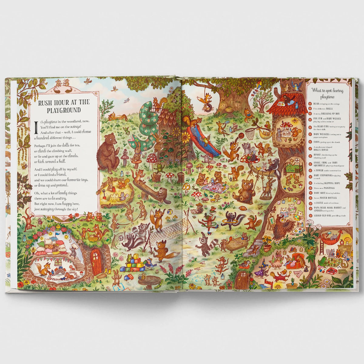 It&#39;s Busy Down in the Woods Today: Friends to Meet, Places to Explore, and Over 100 Things to Find by Rachel Piercey and Freya Hartas