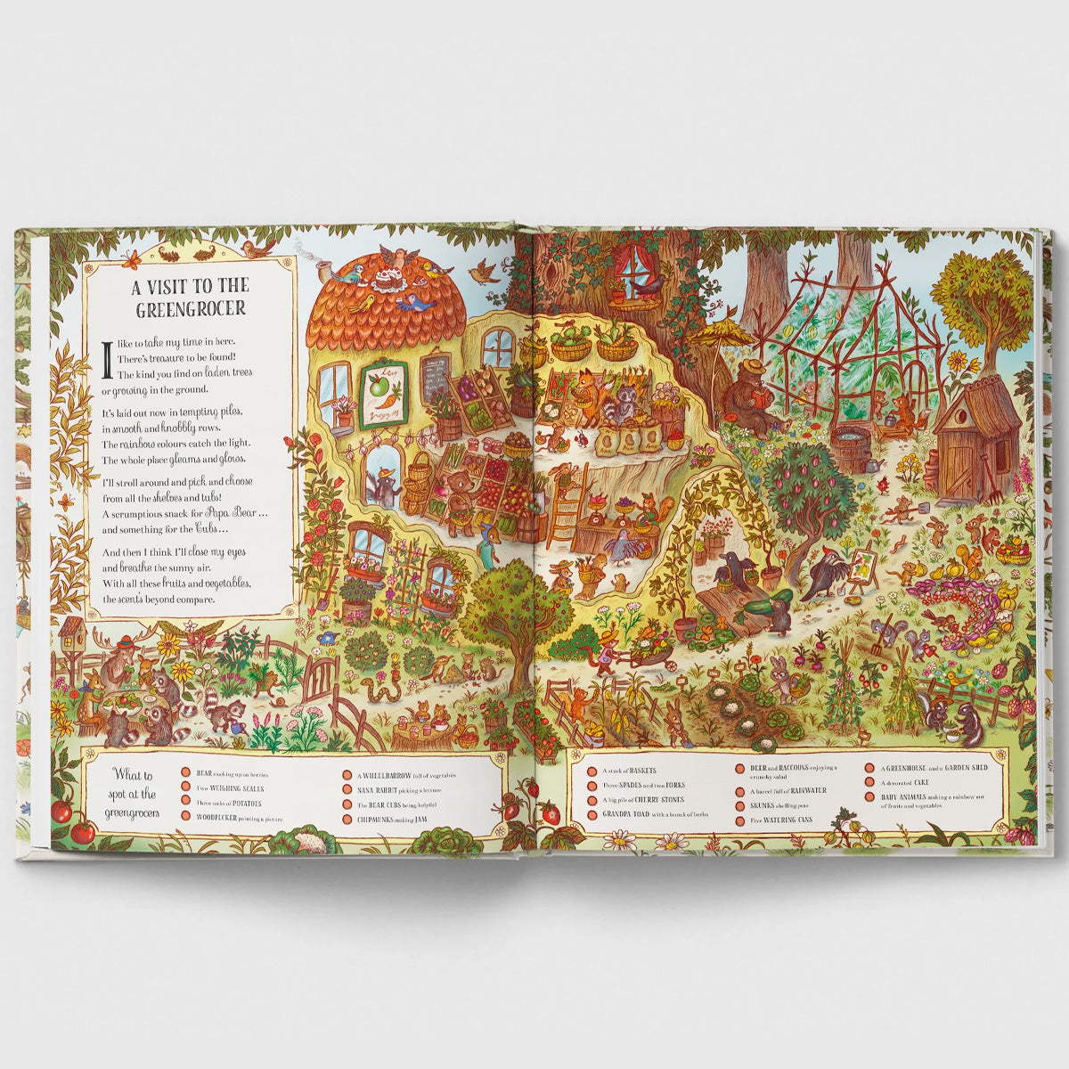 It&#39;s Busy Down in the Woods Today: Friends to Meet, Places to Explore, and Over 100 Things to Find by Rachel Piercey and Freya Hartas