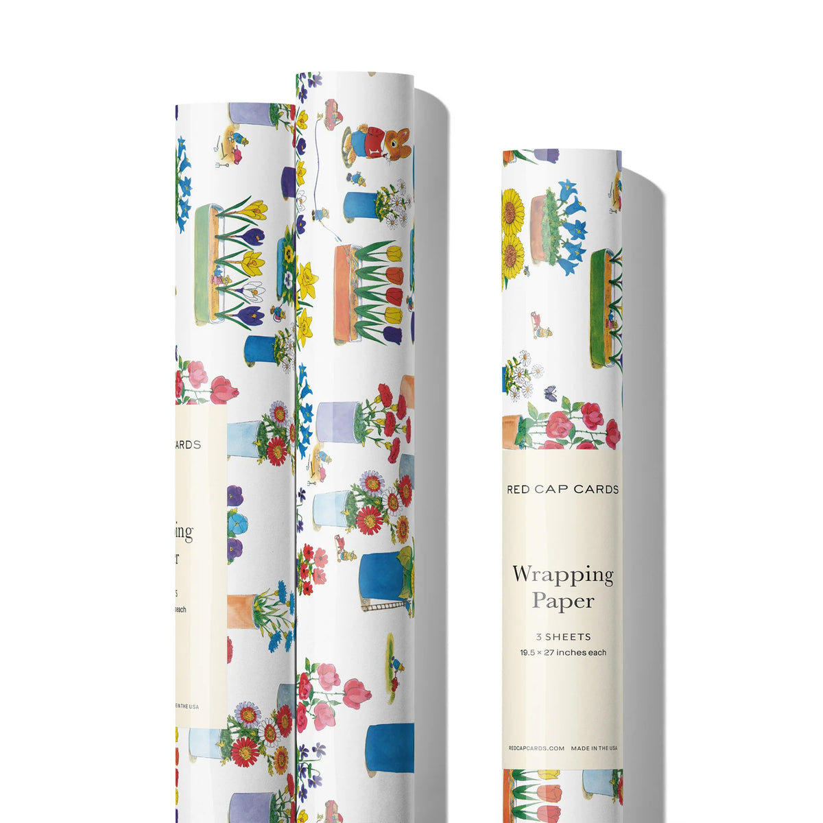 Busytown Flowers Gift Wrap – Collage Collage