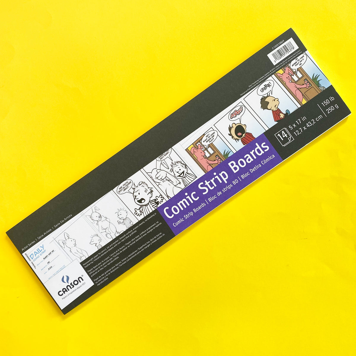 Comic &amp; Manga Comic Strip Boards, 5" x 17"