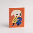 Cello Dog Mini Greeting Card