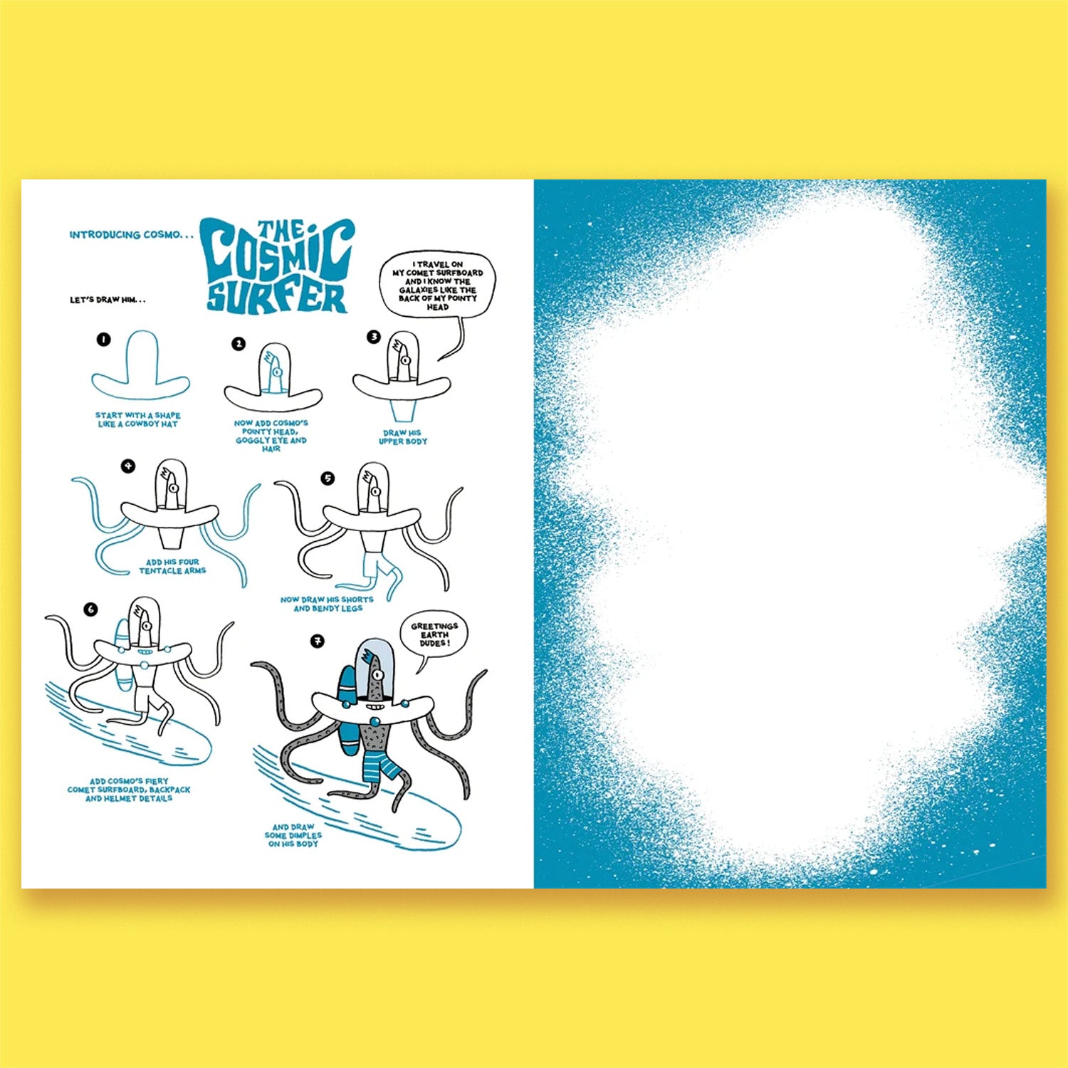 The Cosmic Book of Space, Aliens and Beyond: Draw, colour, create things from out of this world! by Jason Ford