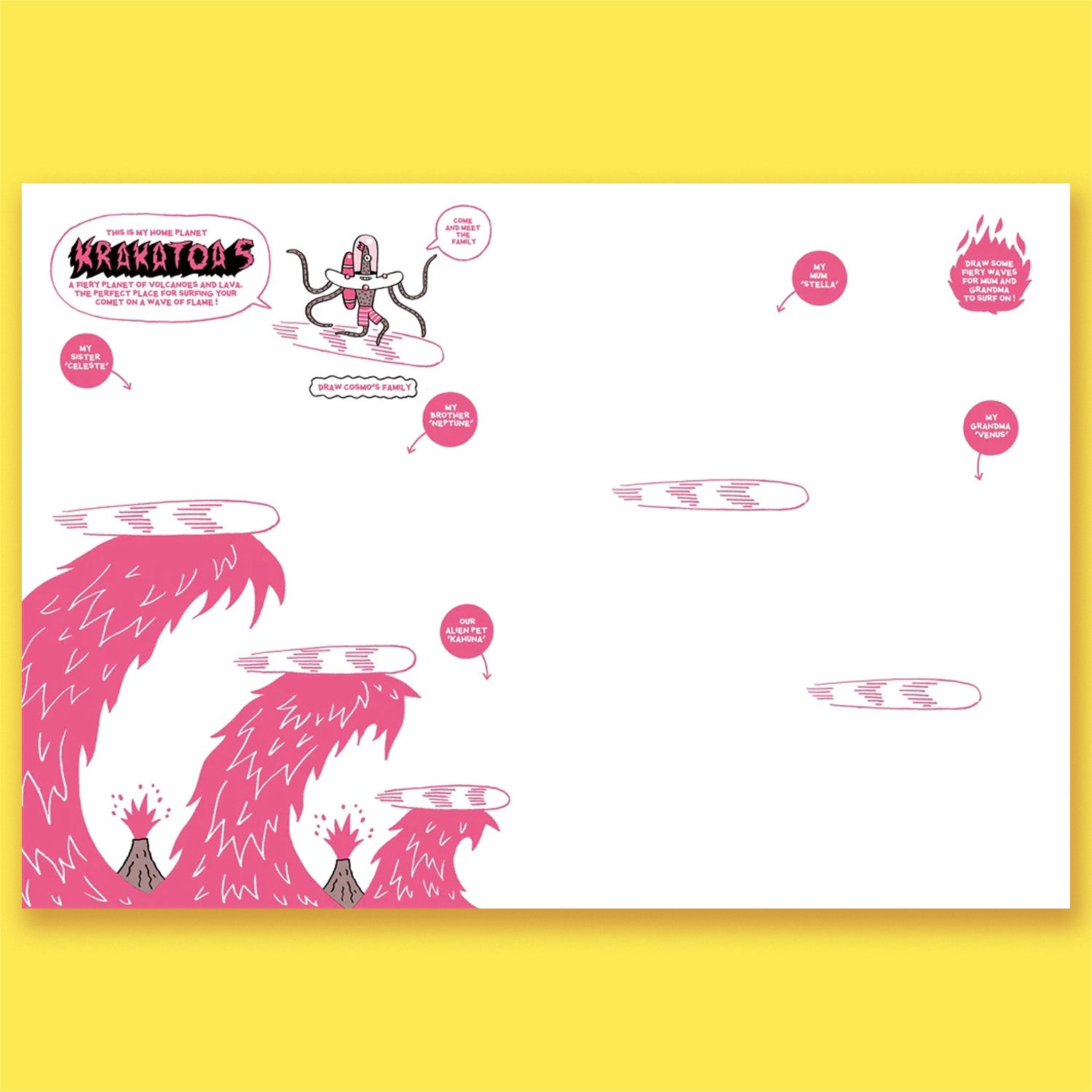 The Cosmic Book of Space, Aliens and Beyond: Draw, colour, create things from out of this world! by Jason Ford