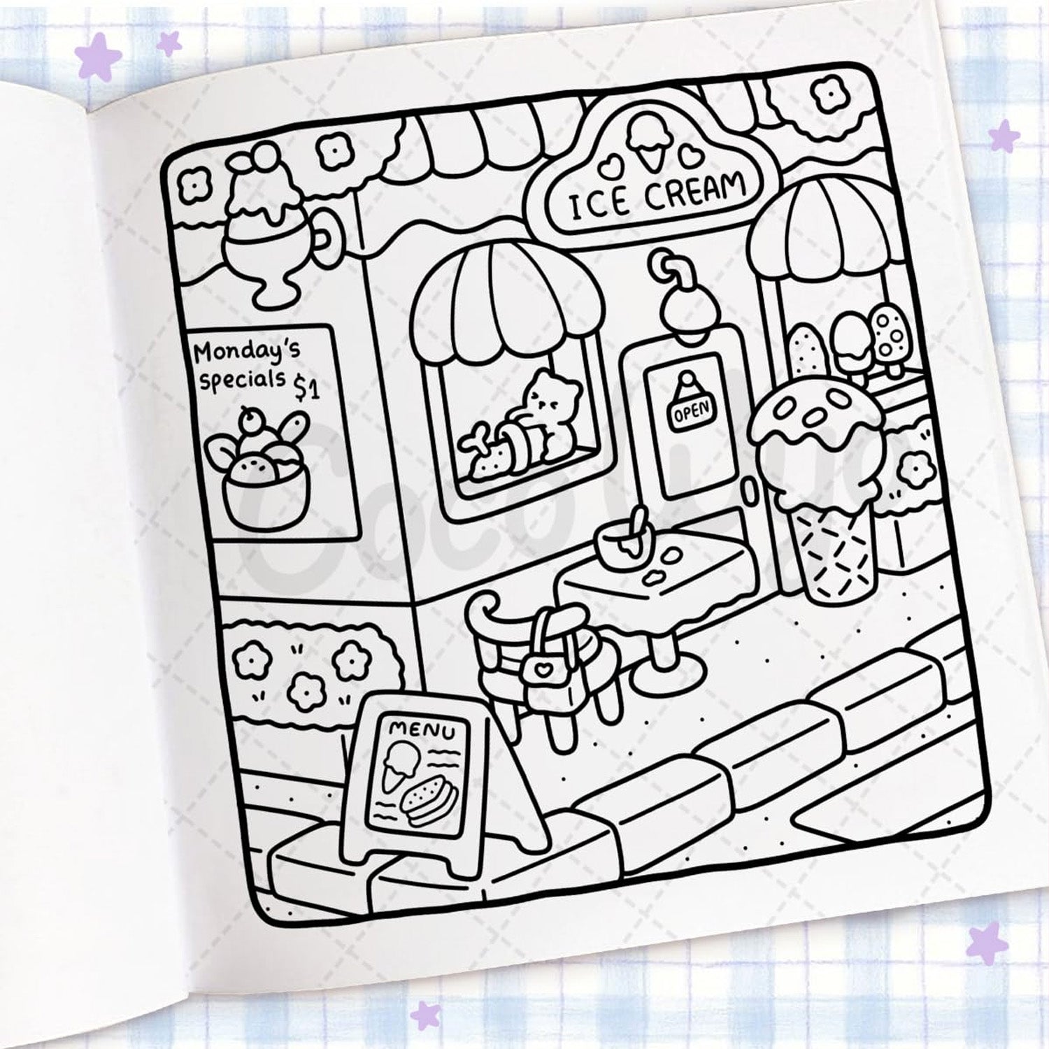 Cozy Corner: Coloring Book for Adults and Kids by Coco Wyo