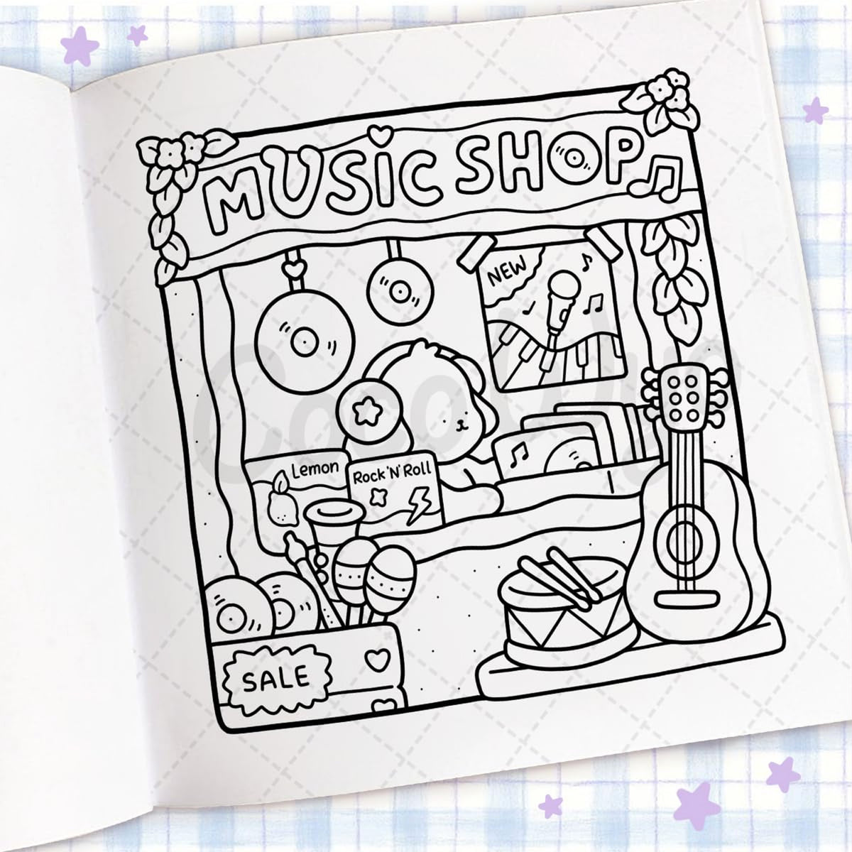 Cozy Corner: Coloring Book for Adults and Kids by Coco Wyo