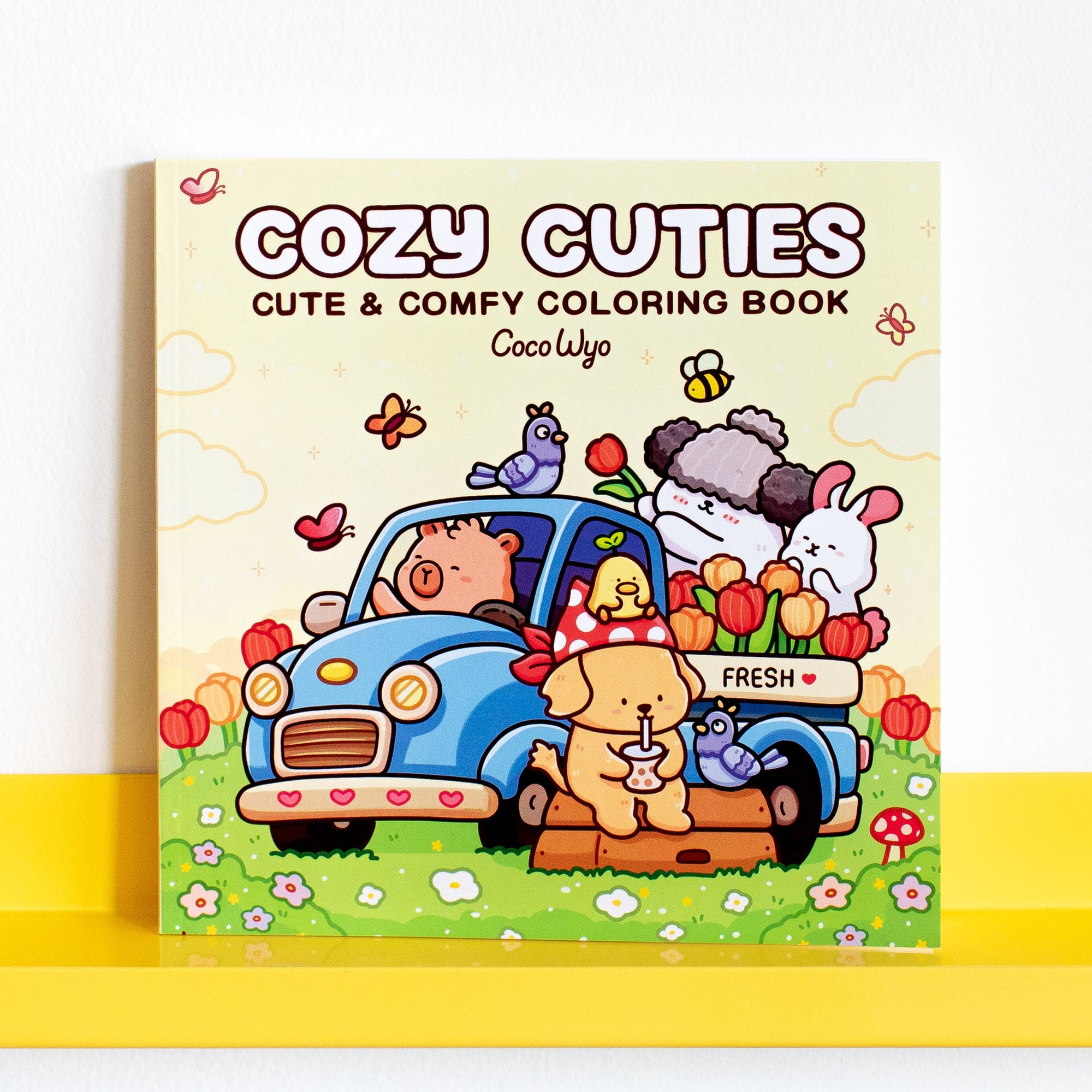 Cozy Cuties: Coloring Book for Adults and Kids by Coco Wyo