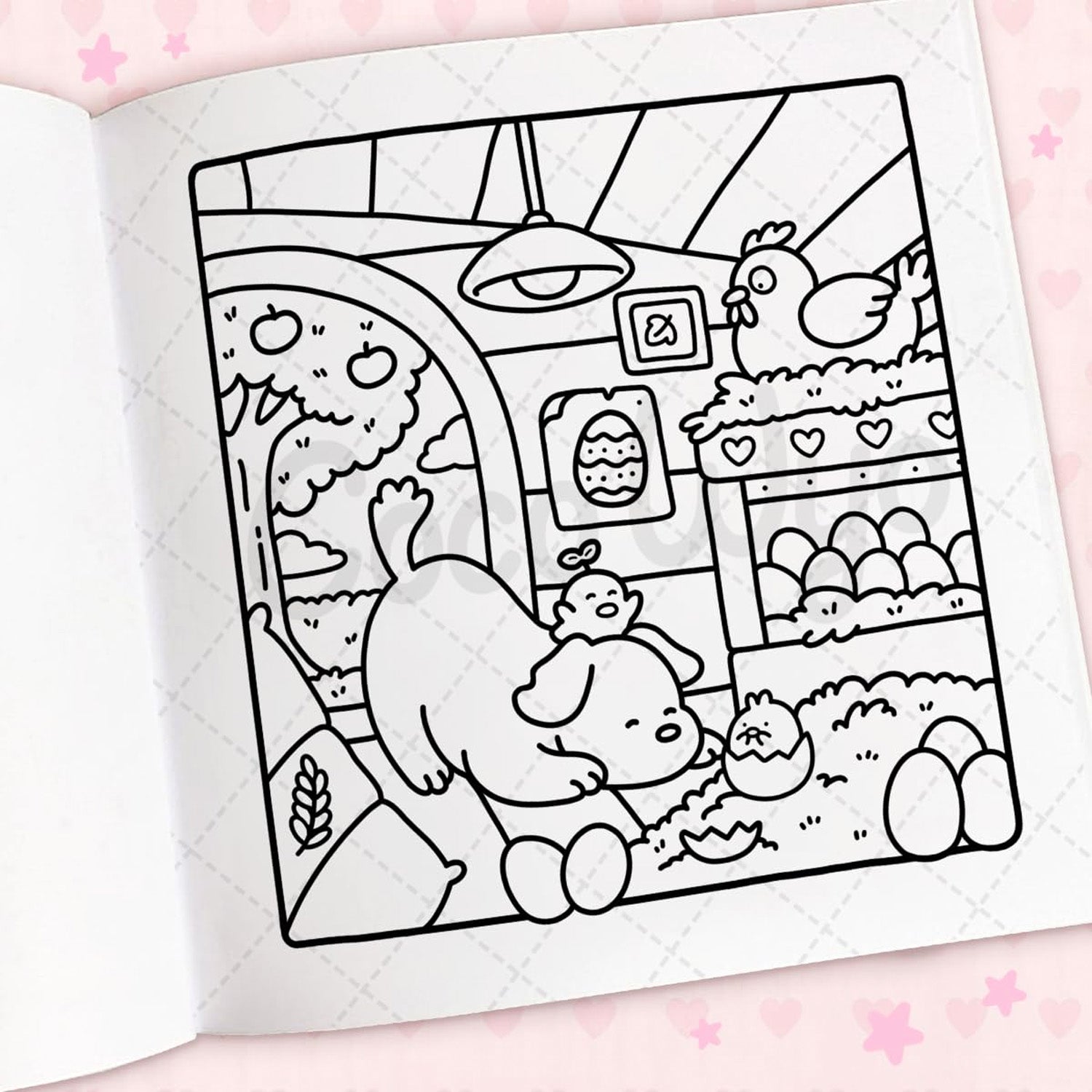 Cozy Cuties: Coloring Book for Adults and Kids by Coco Wyo