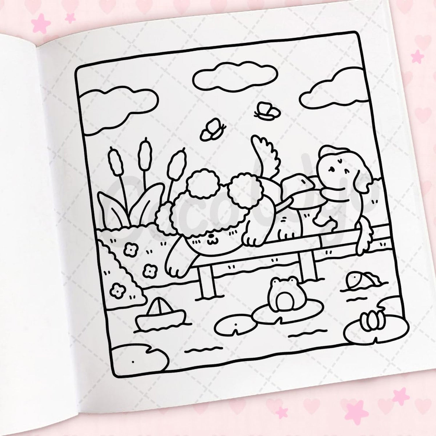 Cozy Cuties: Coloring Book for Adults and Kids by Coco Wyo