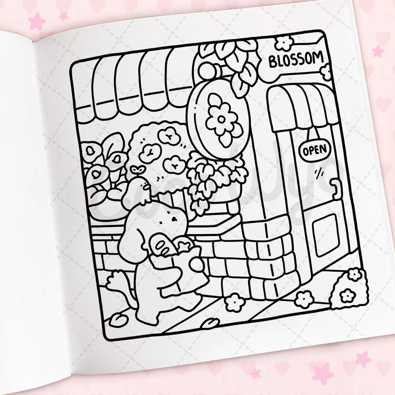Cozy Cuties: Coloring Book for Adults and Kids by Coco Wyo