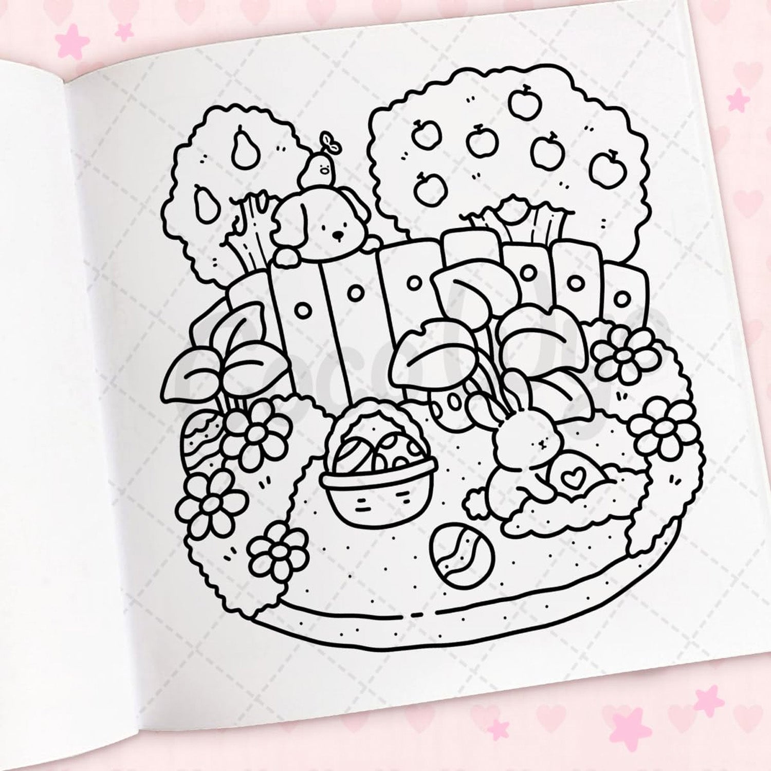 Cozy Cuties: Coloring Book for Adults and Kids by Coco Wyo