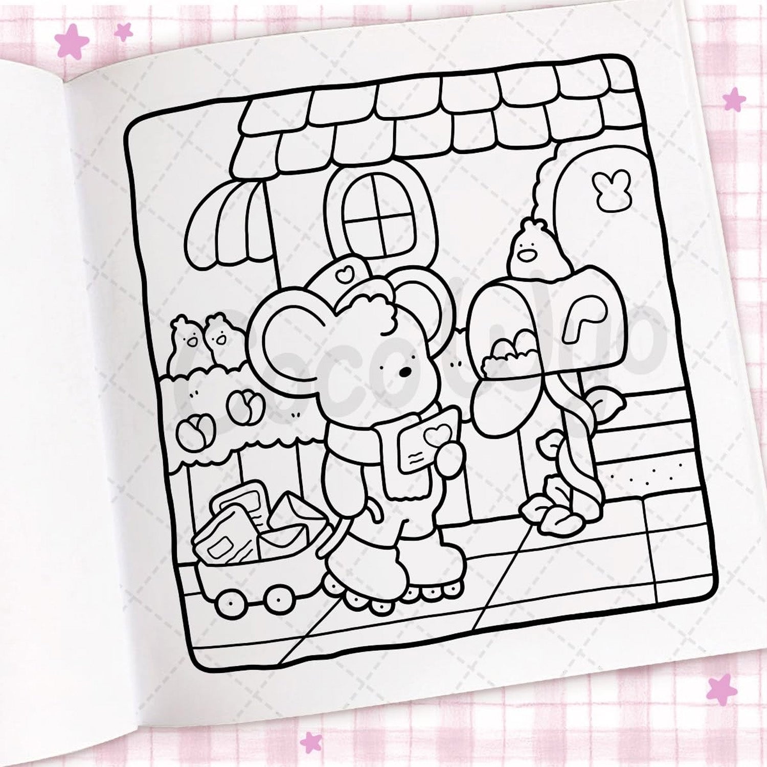 Cozy Days: Coloring Book for Adults and Kids by Coco Wyo