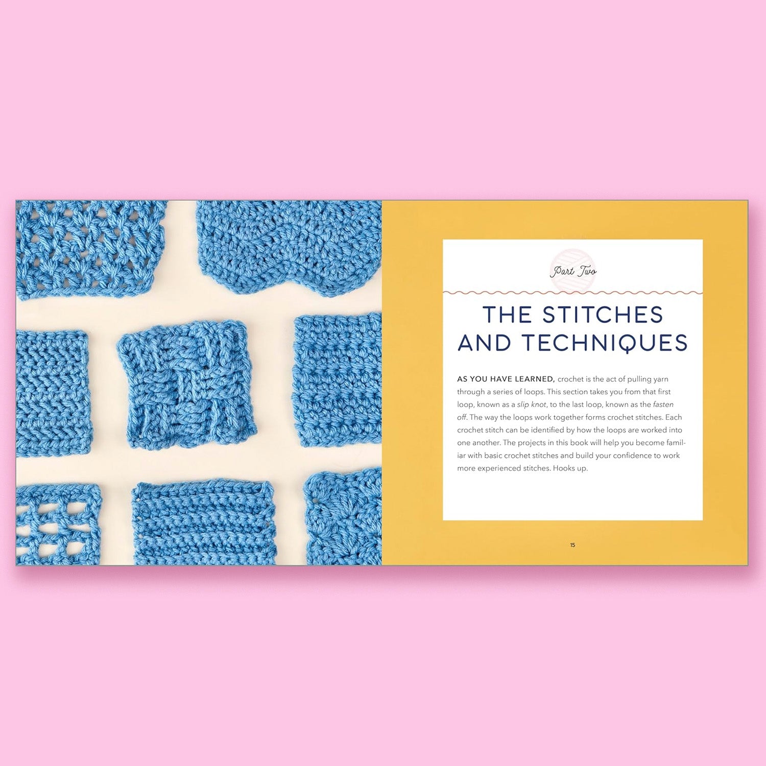 Crochet for Beginners: A Stitch Dictionary with Step-by-Step Illustrations and 10 Easy Projects by Arica Presinal
