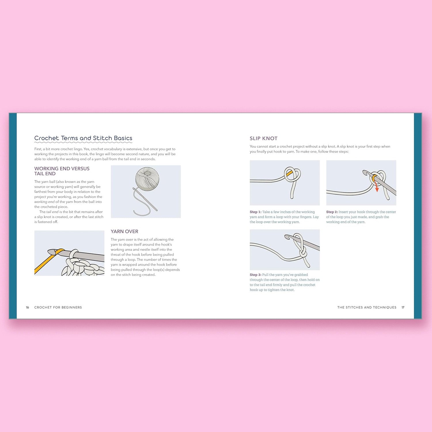 Crochet for Beginners: A Stitch Dictionary with Step-by-Step Illustrations and 10 Easy Projects by Arica Presinal