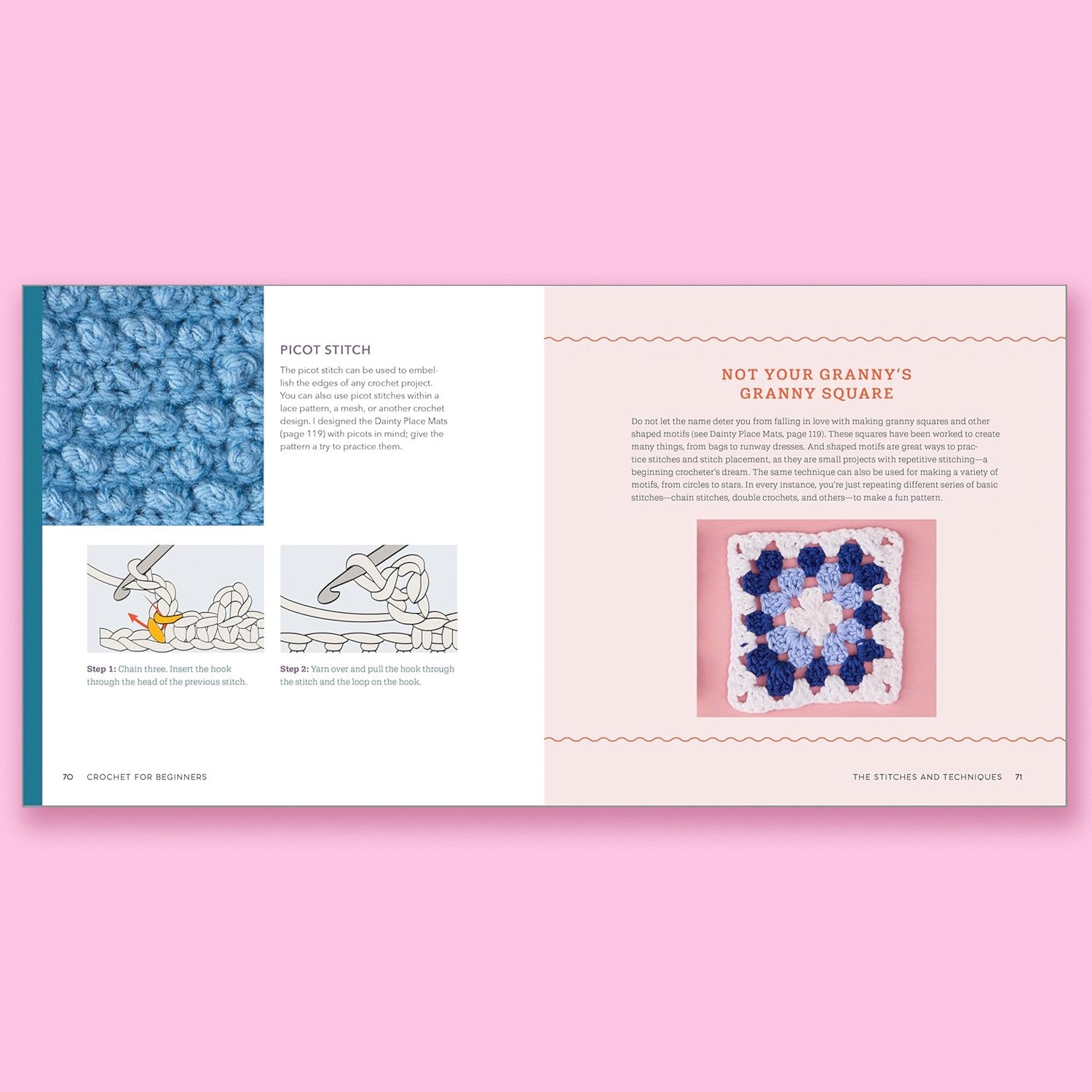 Crochet for Beginners: A Stitch Dictionary with Step-by-Step Illustrations and 10 Easy Projects by Arica Presinal