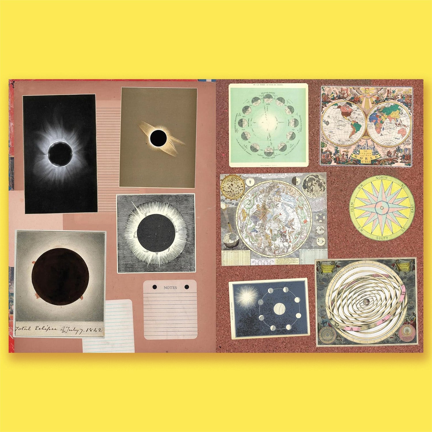 Cut-out Curiosities Space, Science &amp; Technology: A Collage Book: A compelling compendium of technological peculiarities and scientific imaginings to cut and collage by Maximillian Malone