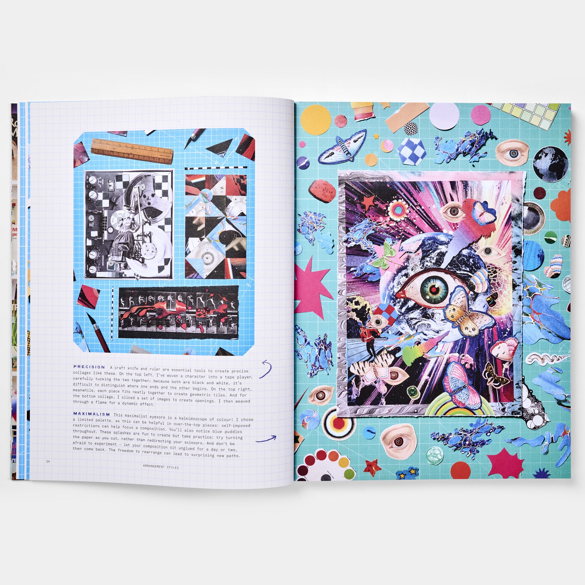 Cut-out Curiosities Space, Science &amp; Technology: A Collage Book: A compelling compendium of technological peculiarities and scientific imaginings to cut and collage by Maximillian Malone