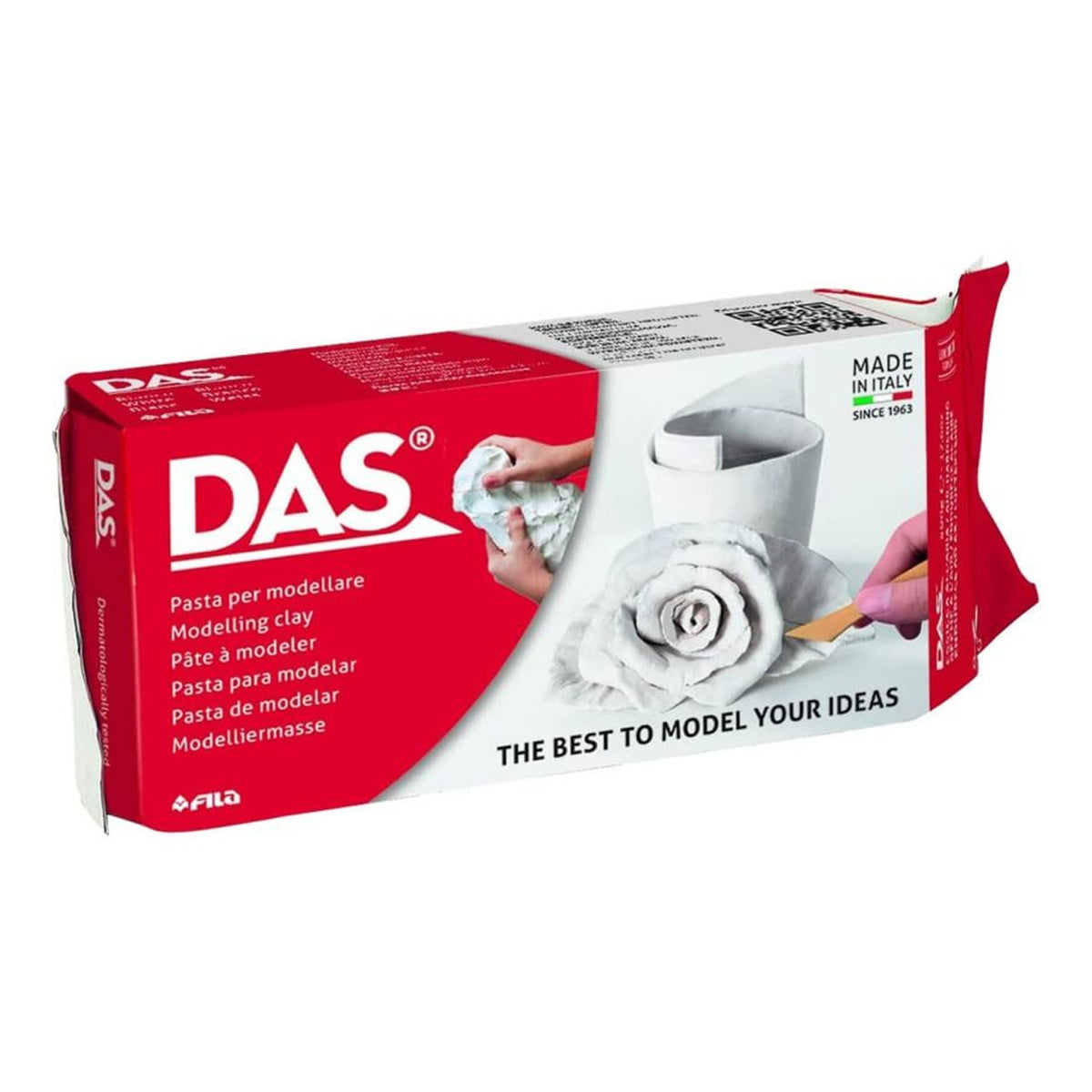 DAS Air Dry Modelling Clay - White, 2.2 lb