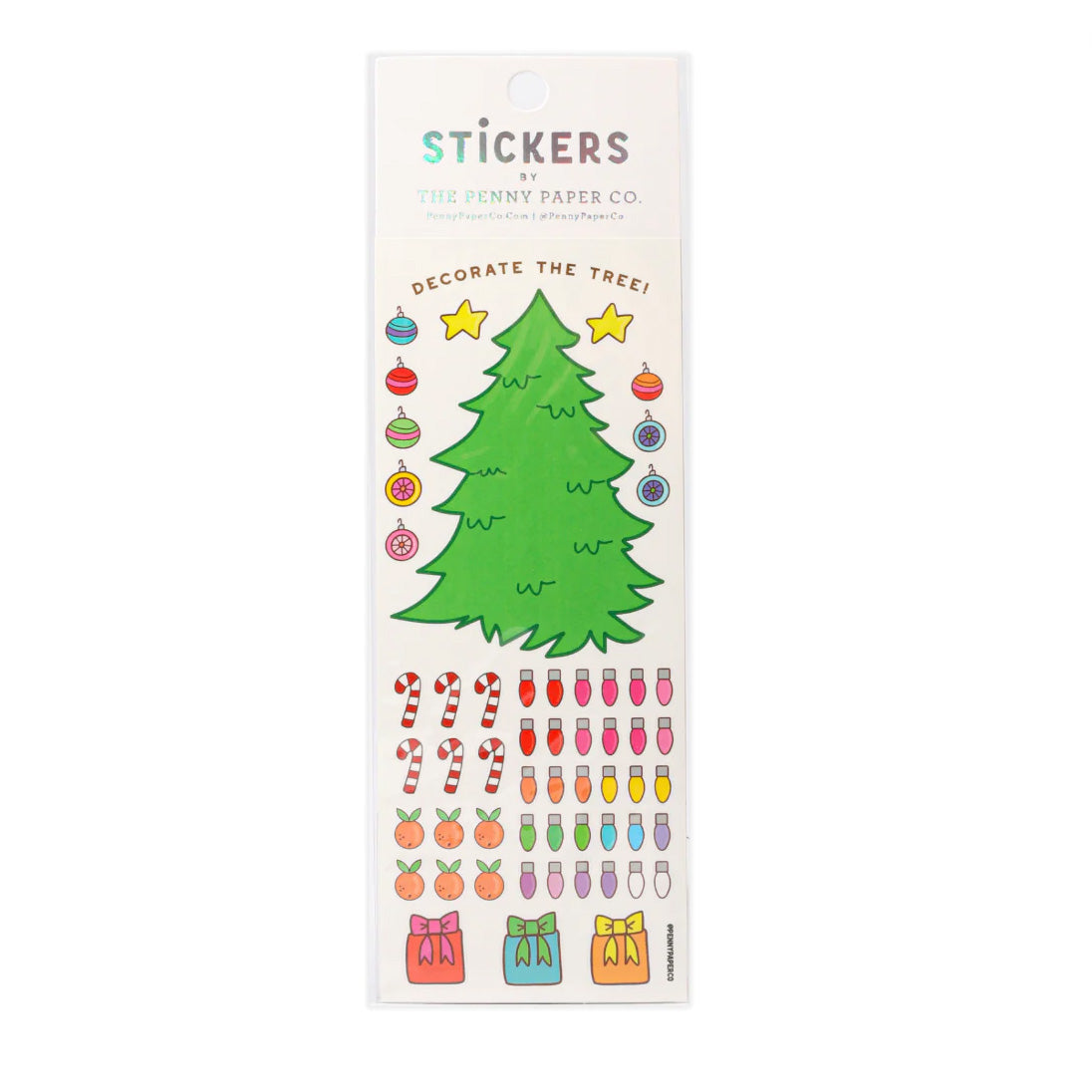 Decorate Your Own Christmas Tree Stickers