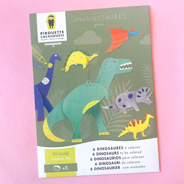 Dinosaurs paper craft kit for kids