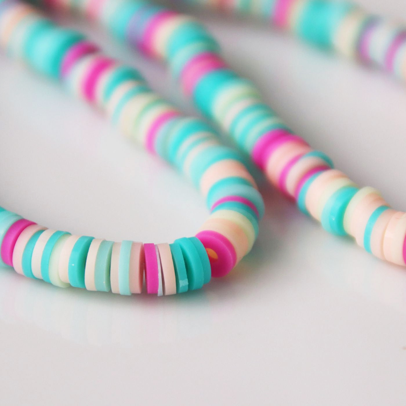 Disk Beads – Light Multicolour