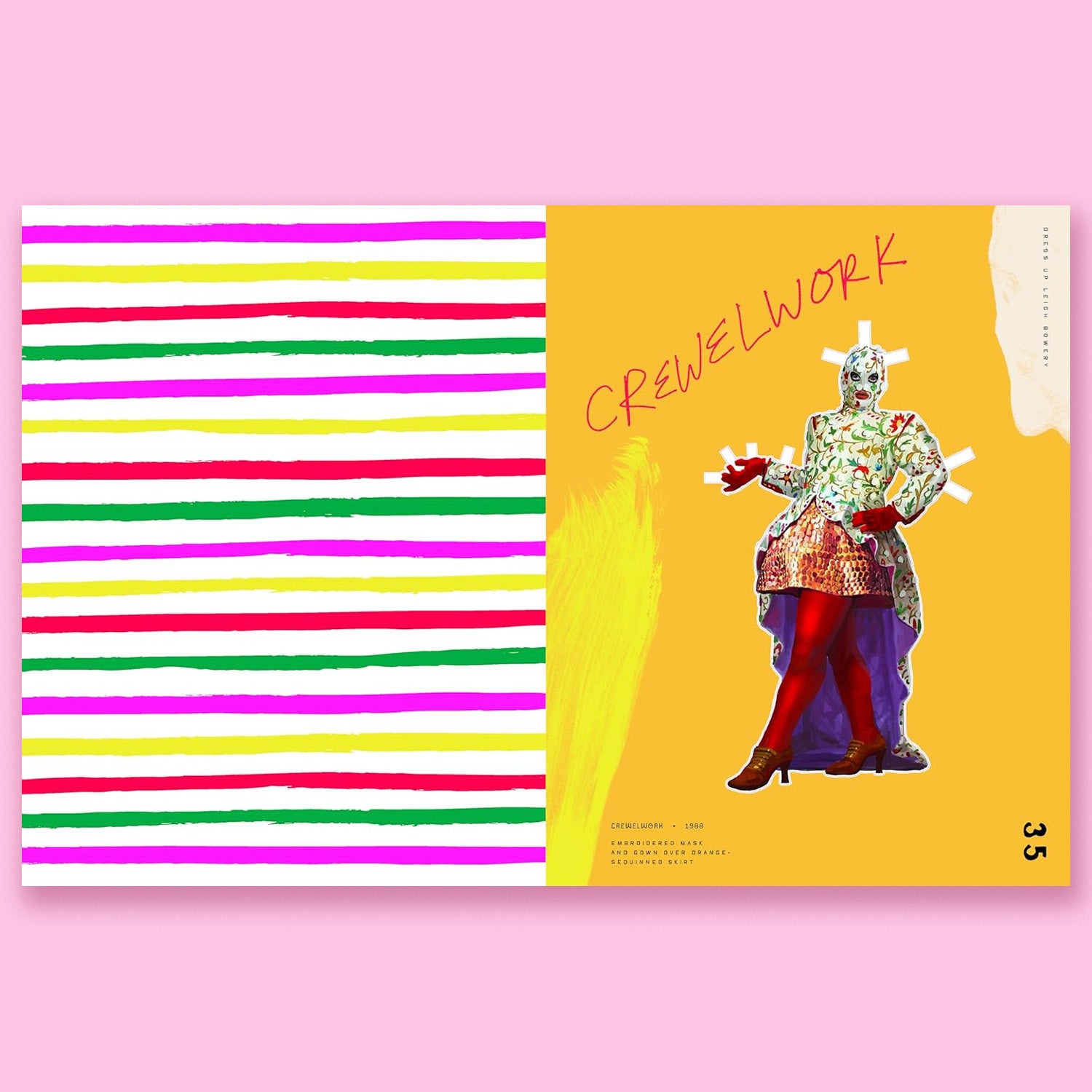 Dress Up Leigh Bowery: A paper doll book featuring iconic looks from the legendary artist by by Nicola Rainbird and Daniel Clarke
