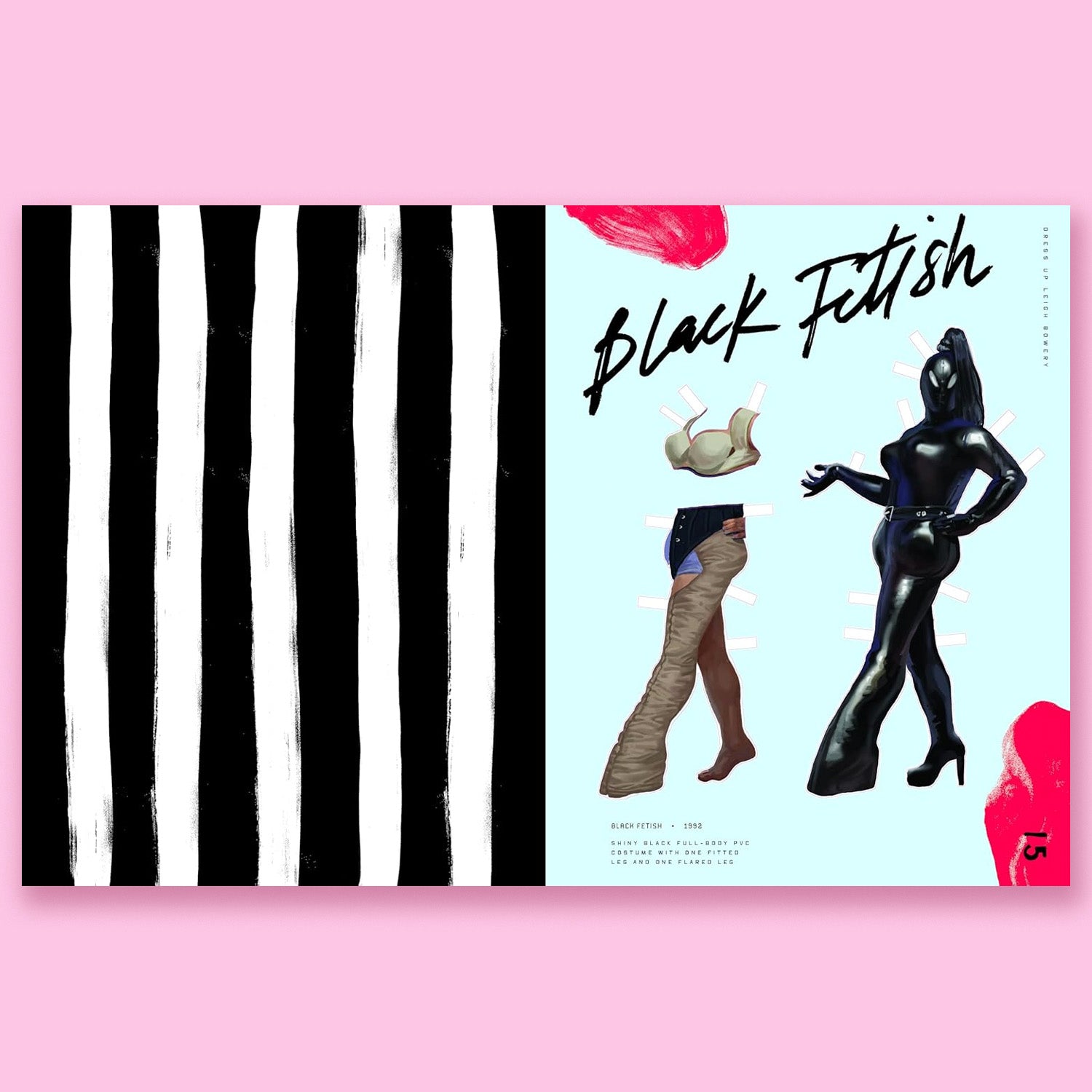 Dress Up Leigh Bowery: A paper doll book featuring iconic looks from the legendary artist by by Nicola Rainbird and Daniel Clarke