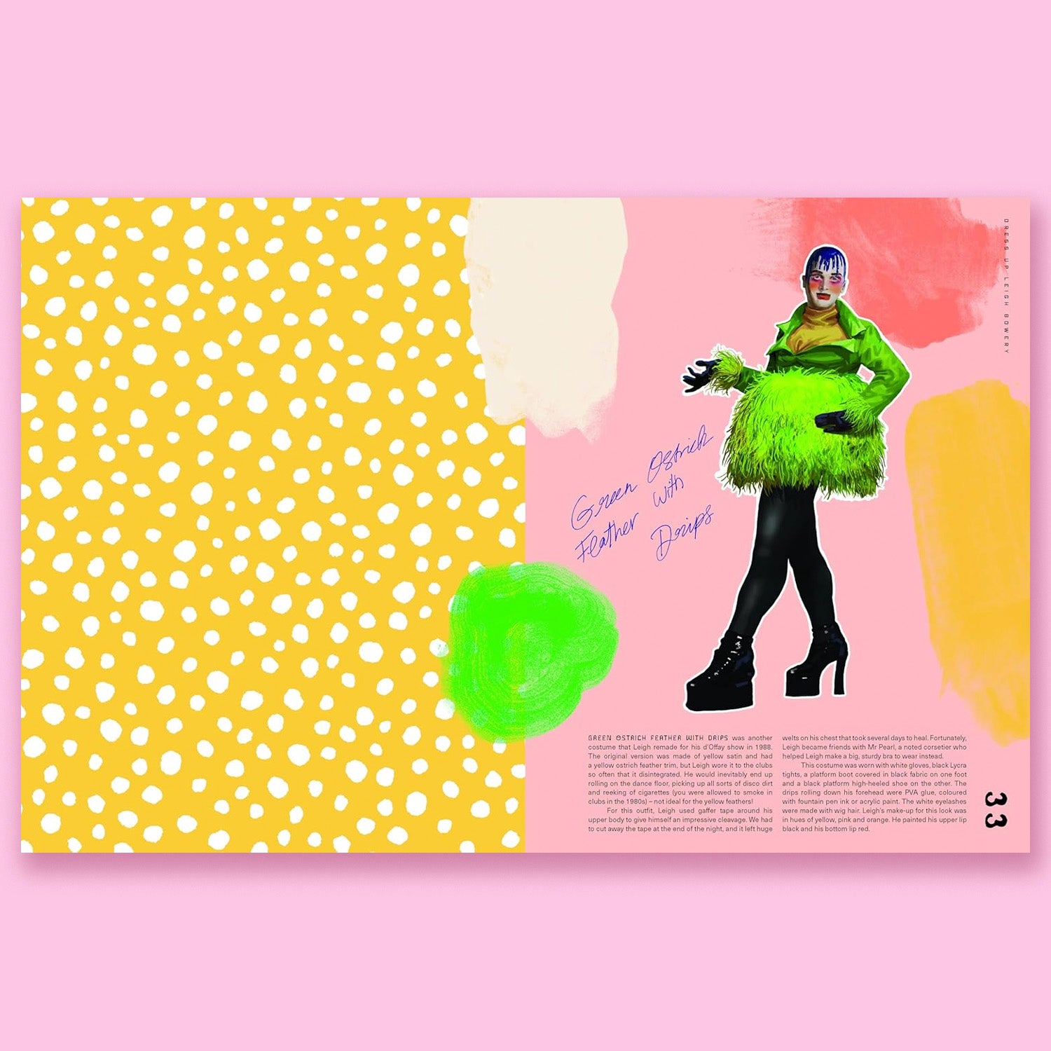 Dress Up Leigh Bowery: A paper doll book featuring iconic looks from the legendary artist by by Nicola Rainbird and Daniel Clarke