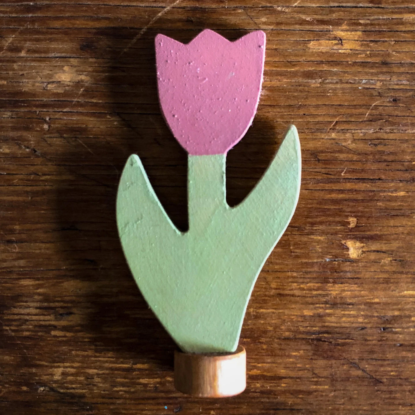Dusty Pink Tulip Ornament for Celebration Rings