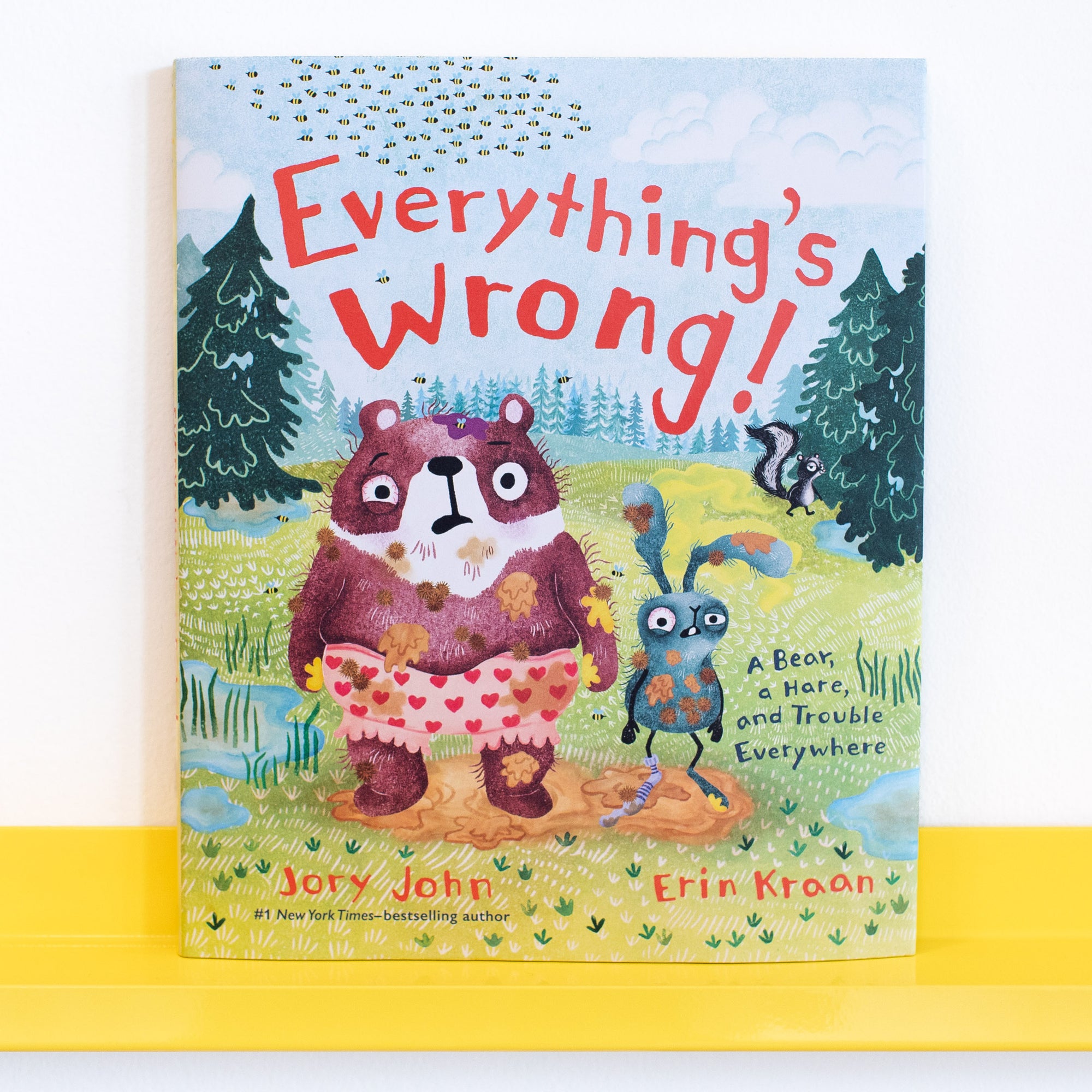 Everything&#39;s Wrong!: A Bear, a Hare, and Trouble Everywhere by Jory John and Erin Kraan