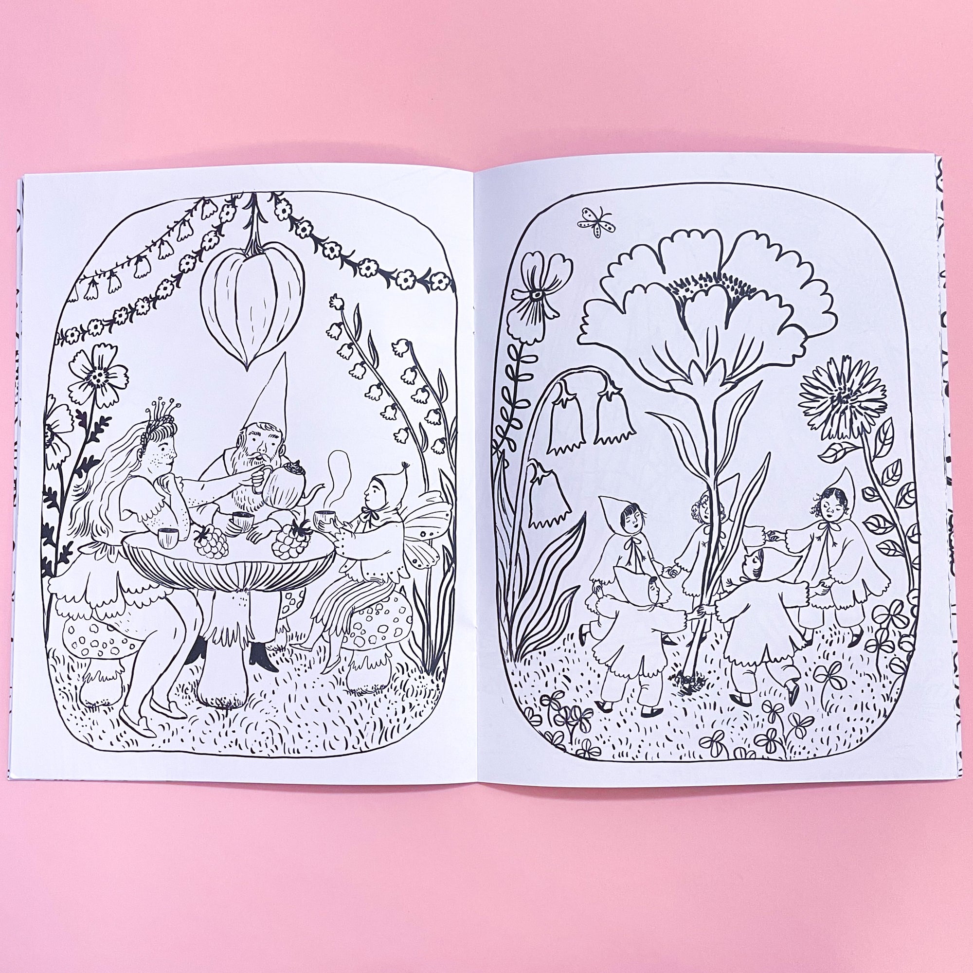 Fairyland Coloring Book by Phoebe Wahl