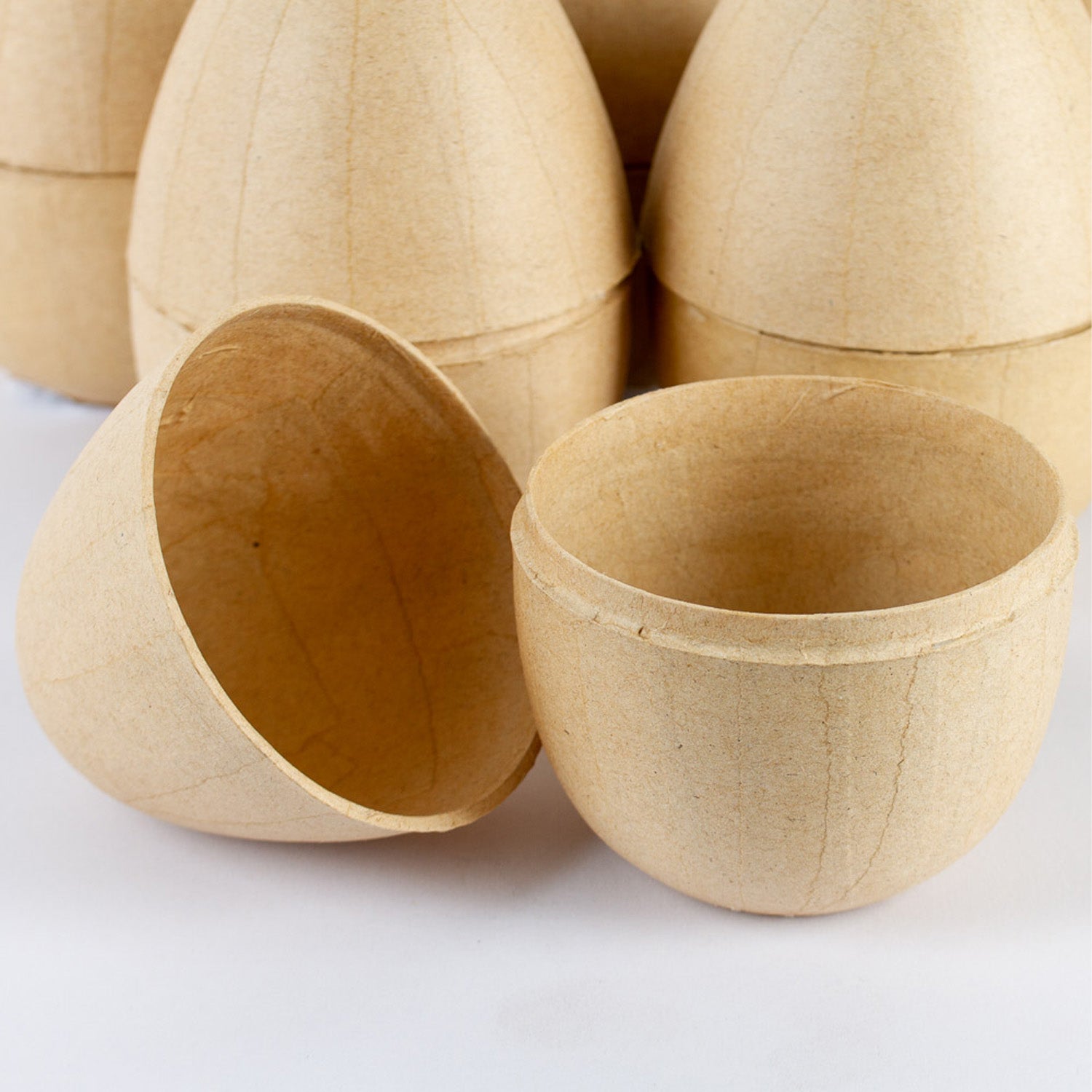 Fillable Paper Mache Eggs 5 x 3.5 inches