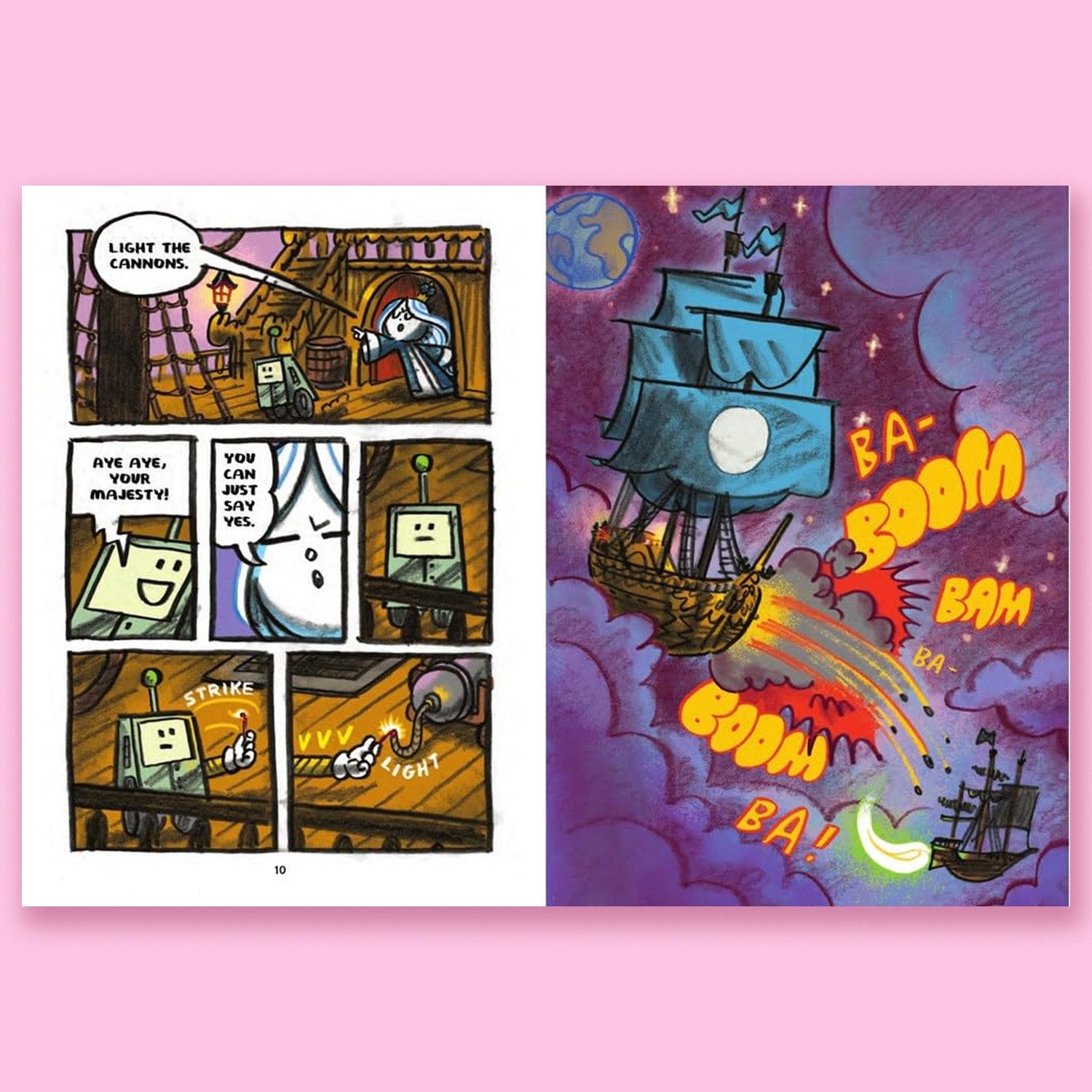 The First Cat in Space and the Baby Pirate’s Revenge by Mac Barnett and Shawn Harris