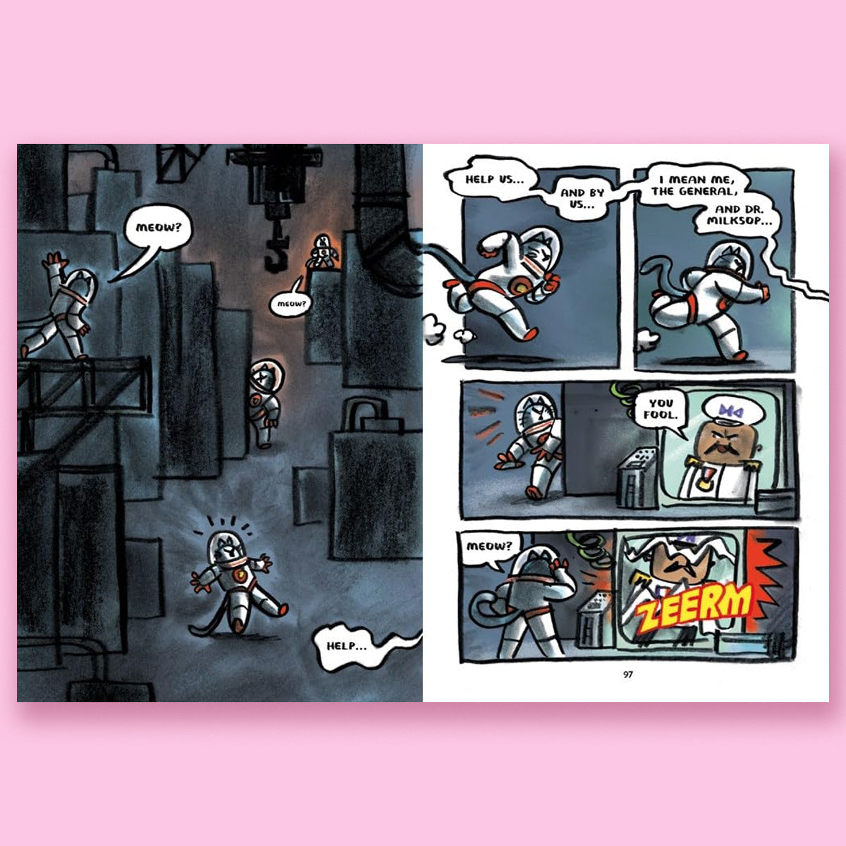 The First Cat in Space and the Wrath of the Paperclip by Mac Barnett and Shawn Harris