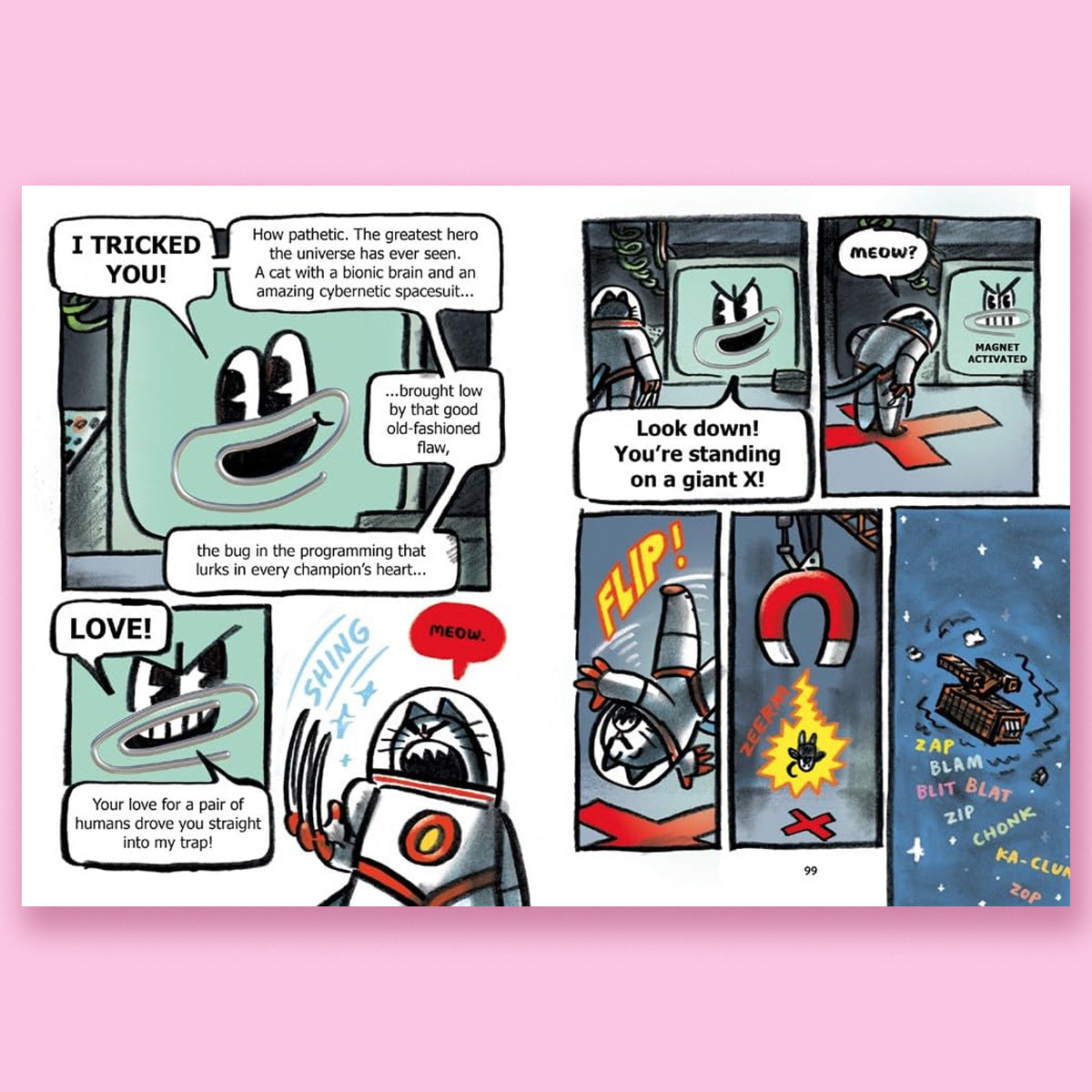 The First Cat in Space and the Wrath of the Paperclip by Mac Barnett and Shawn Harris