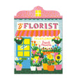 Florist Shop Die Cut Greeting Card