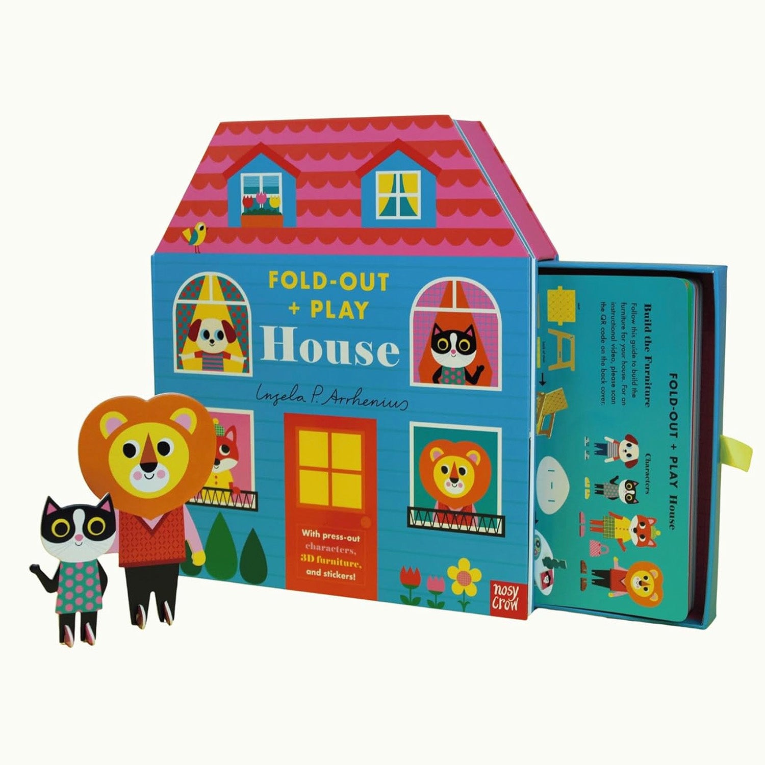 Fold-Out + Play: House by Ingela P Arrhenius