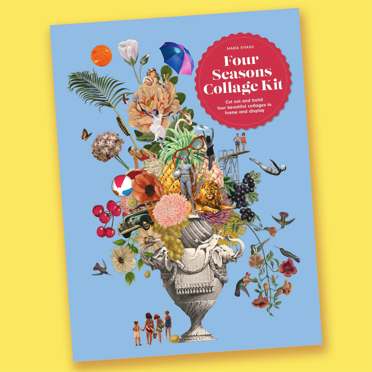 Four Seasons: Create Four Elegant Collages with the Images in this Surprising Kit by Maria Rivans