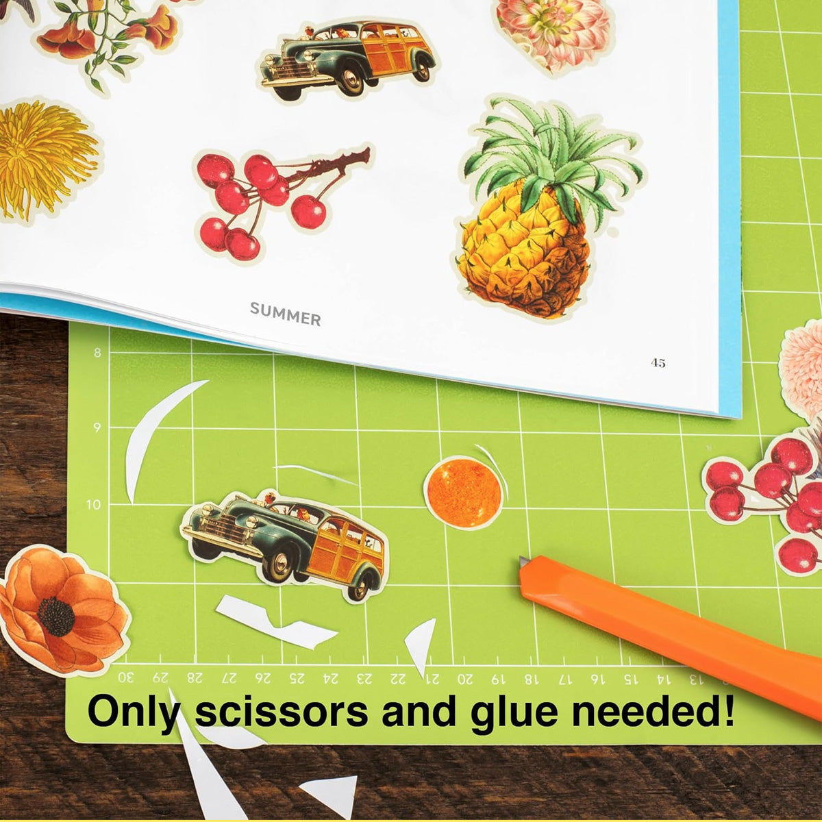 Four Seasons: Create Four Elegant Collages with the Images in this Surprising Kit by Maria Rivans