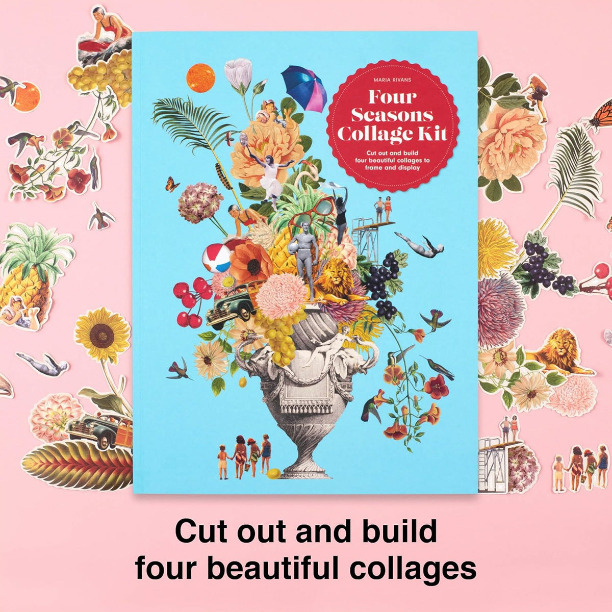 Four Seasons: Create Four Elegant Collages with the Images in this Surprising Kit by Maria Rivans