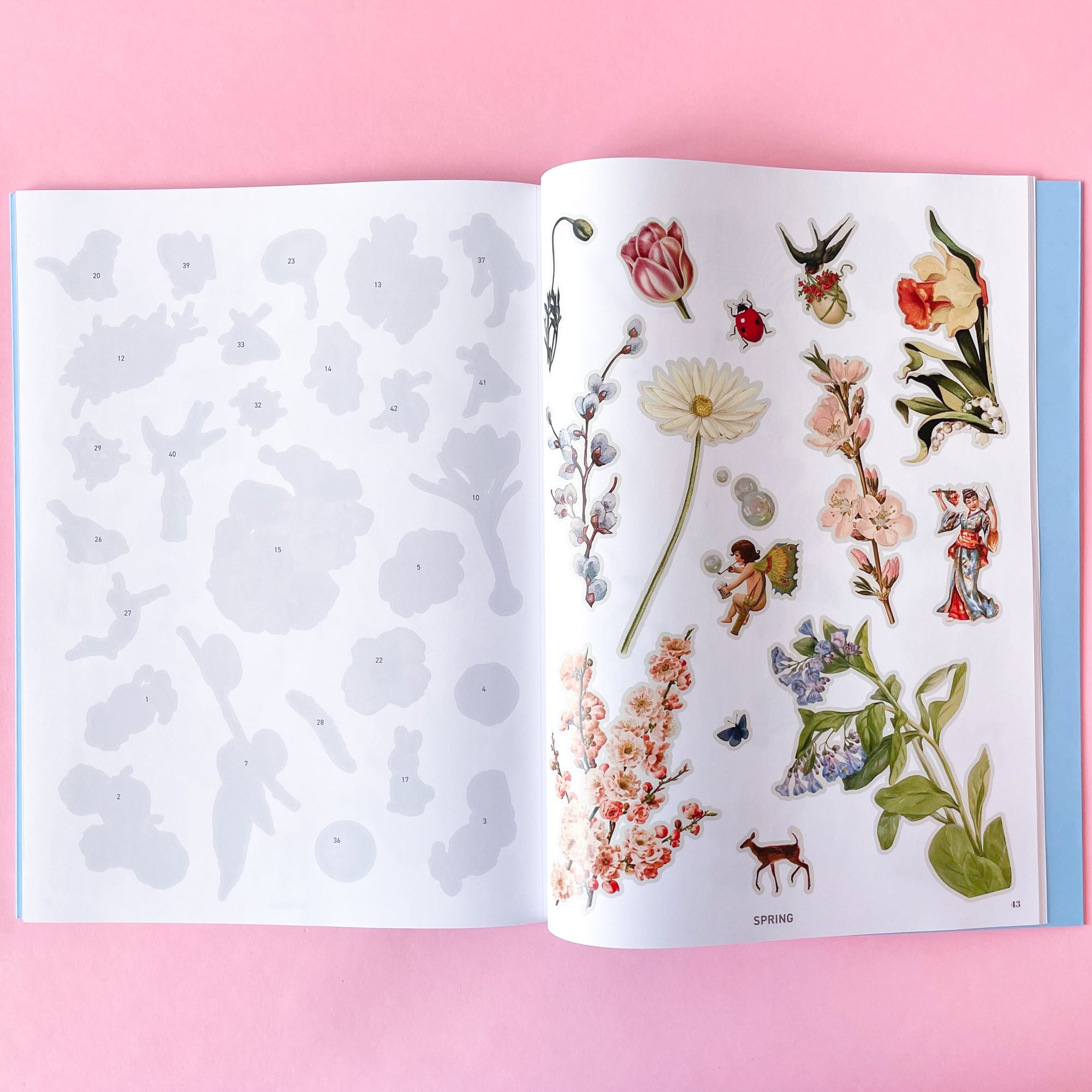 Four Seasons: Create Four Elegant Collages with the Images in this Surprising Kit by Maria Rivans