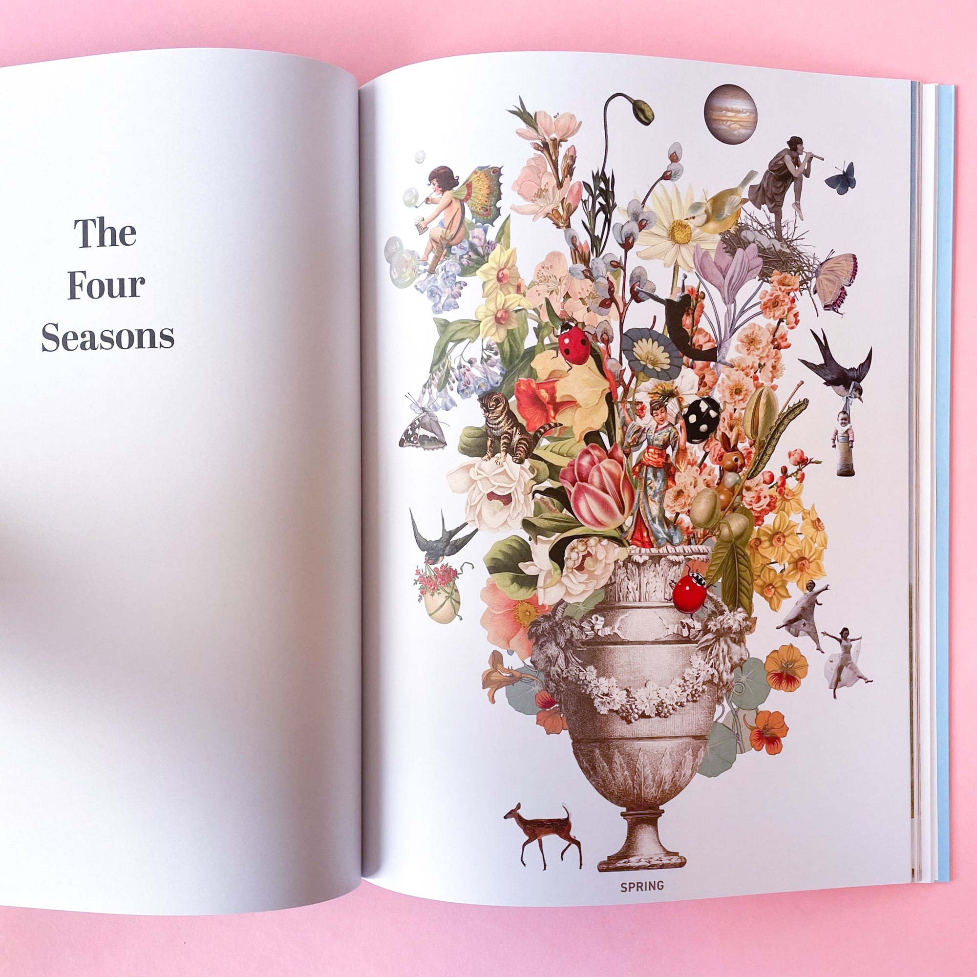 Four Seasons: Create Four Elegant Collages with the Images in this Surprising Kit by Maria Rivans