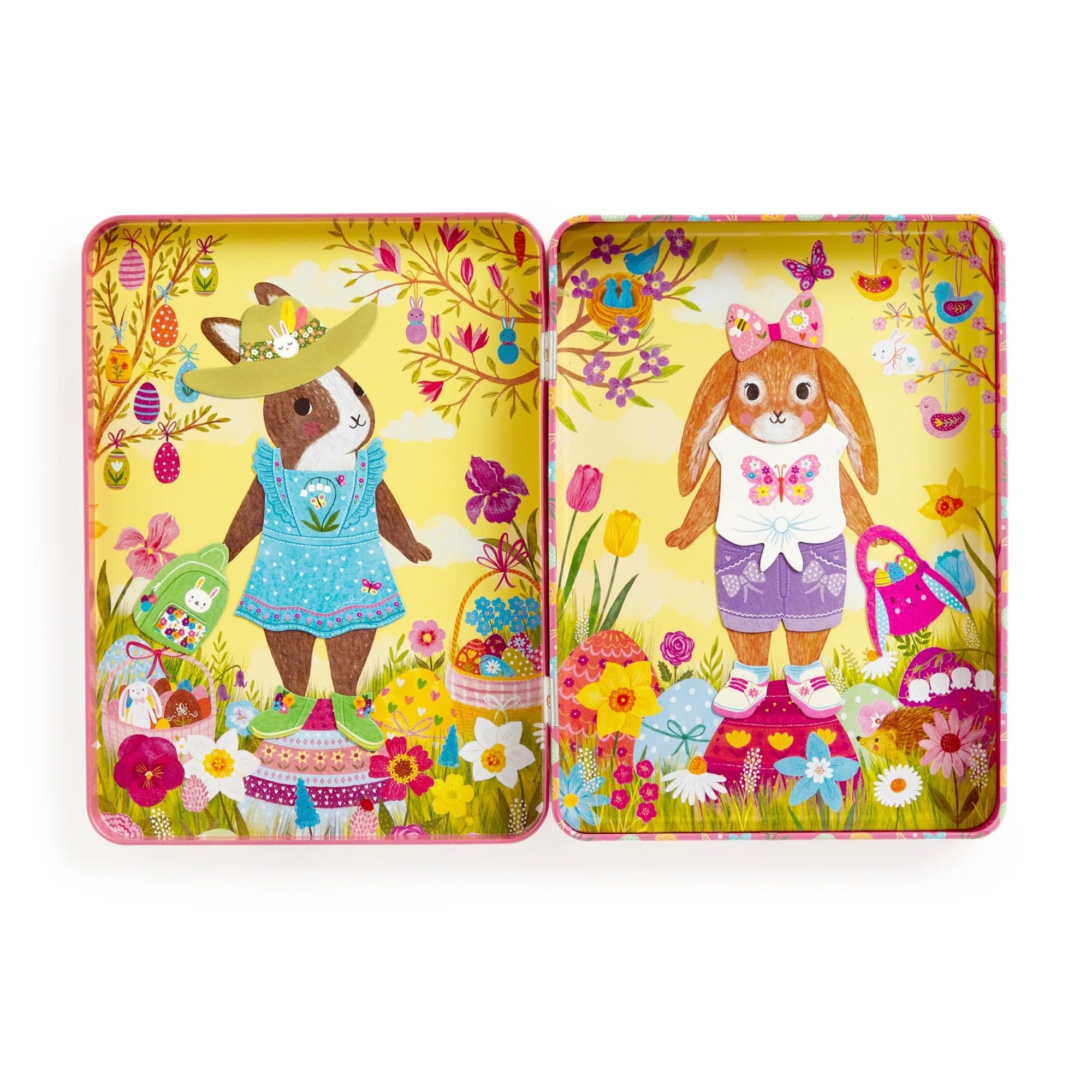 Garden Bunnies Magnetic Dress-up