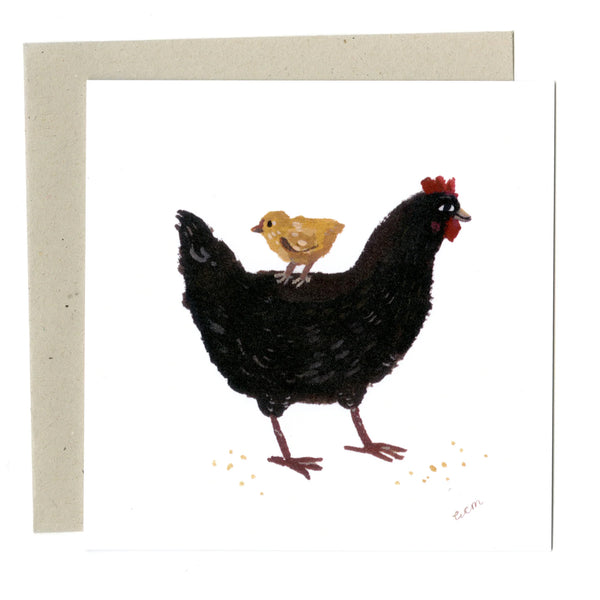 Mama Hen Greeting Card