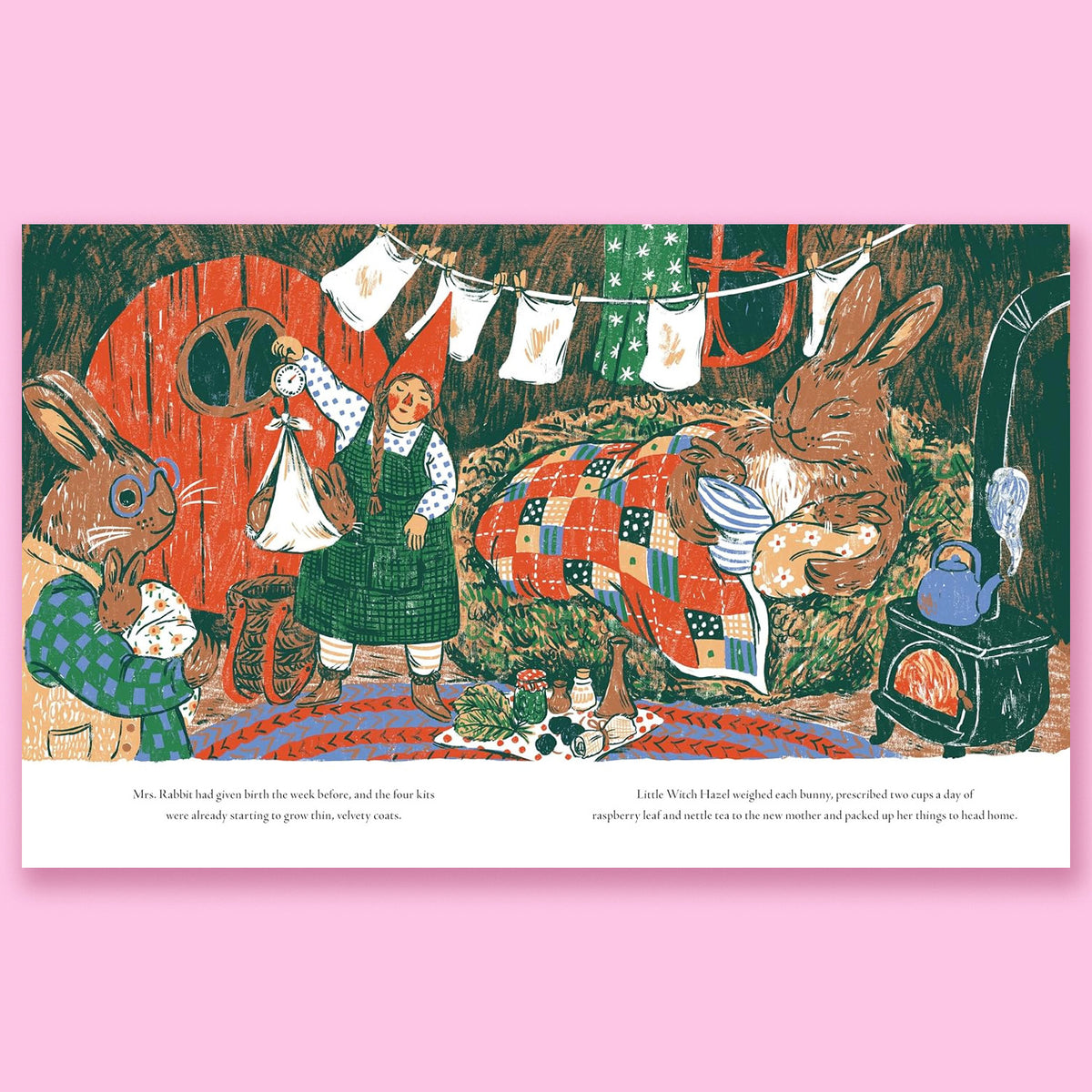 Gift Edition Little Witch Hazel: A Year in the Forest by Phoebe Wahl