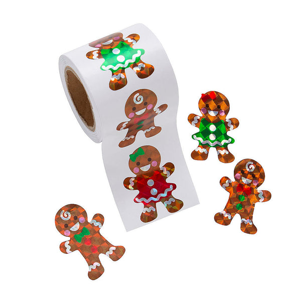 Gingerbread Prism Stickers