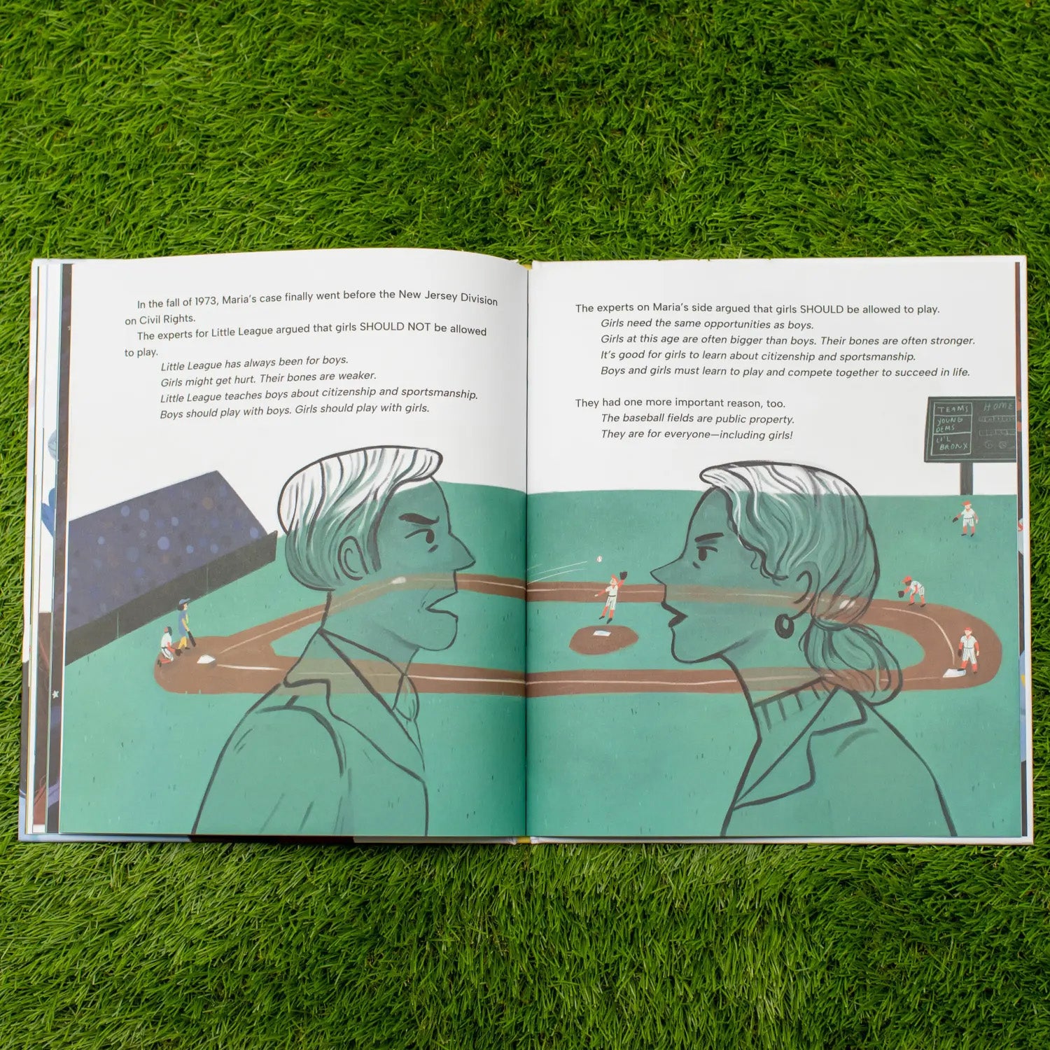 The Girl Who Changed Little League: The True Story of Maria Pepe and Her Battle to Play Ball by Maria Pepe, Jean L. S. Patrick and Sarah Green