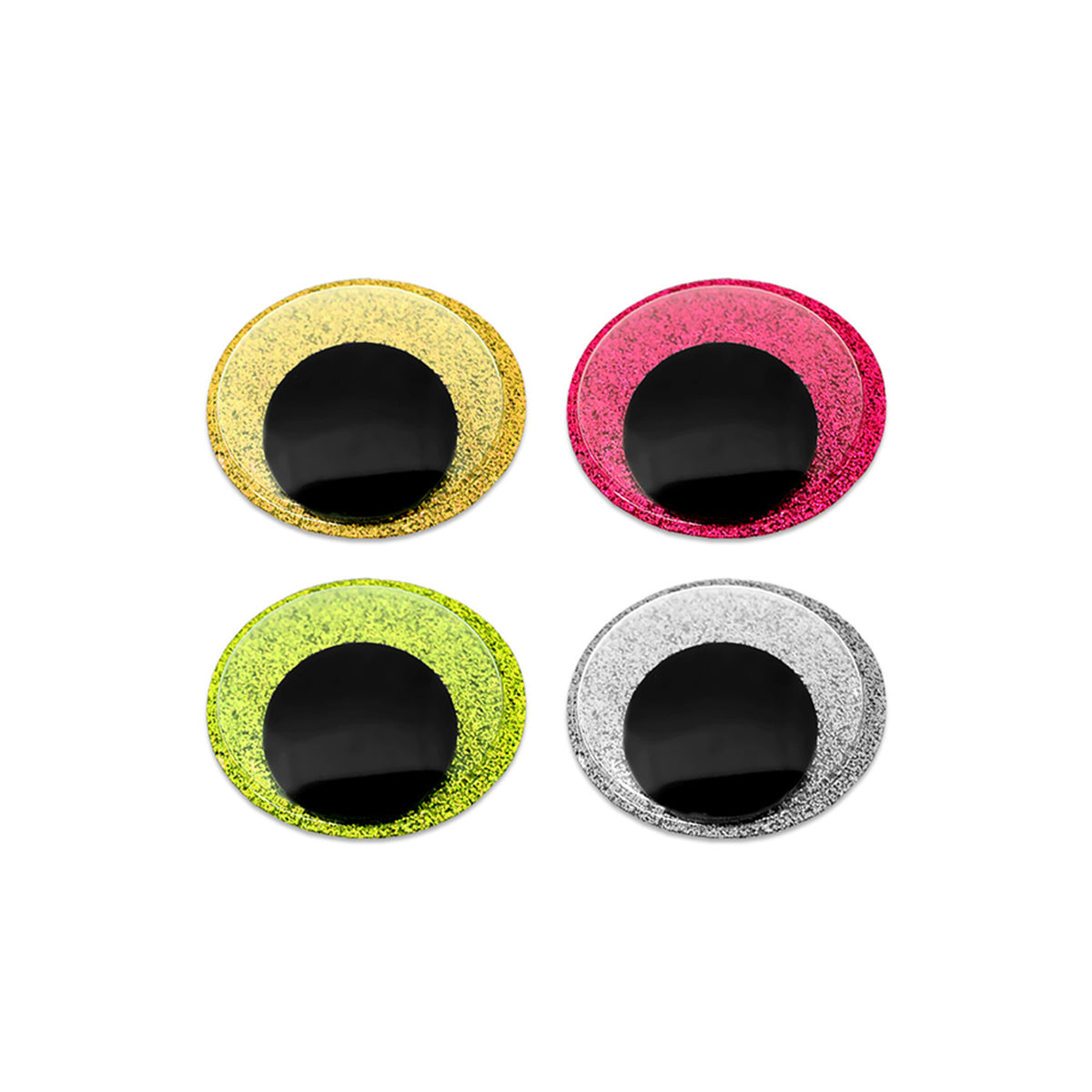 Glitter Googly Eyes - Peel-n-Stick