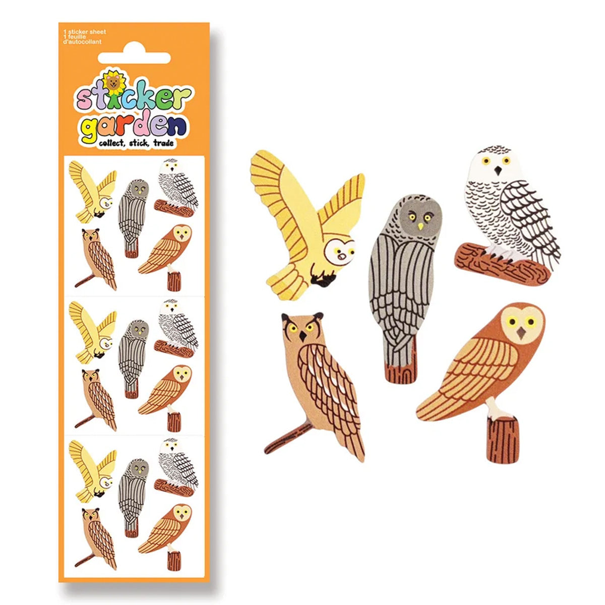 Glossy Owls Stickers